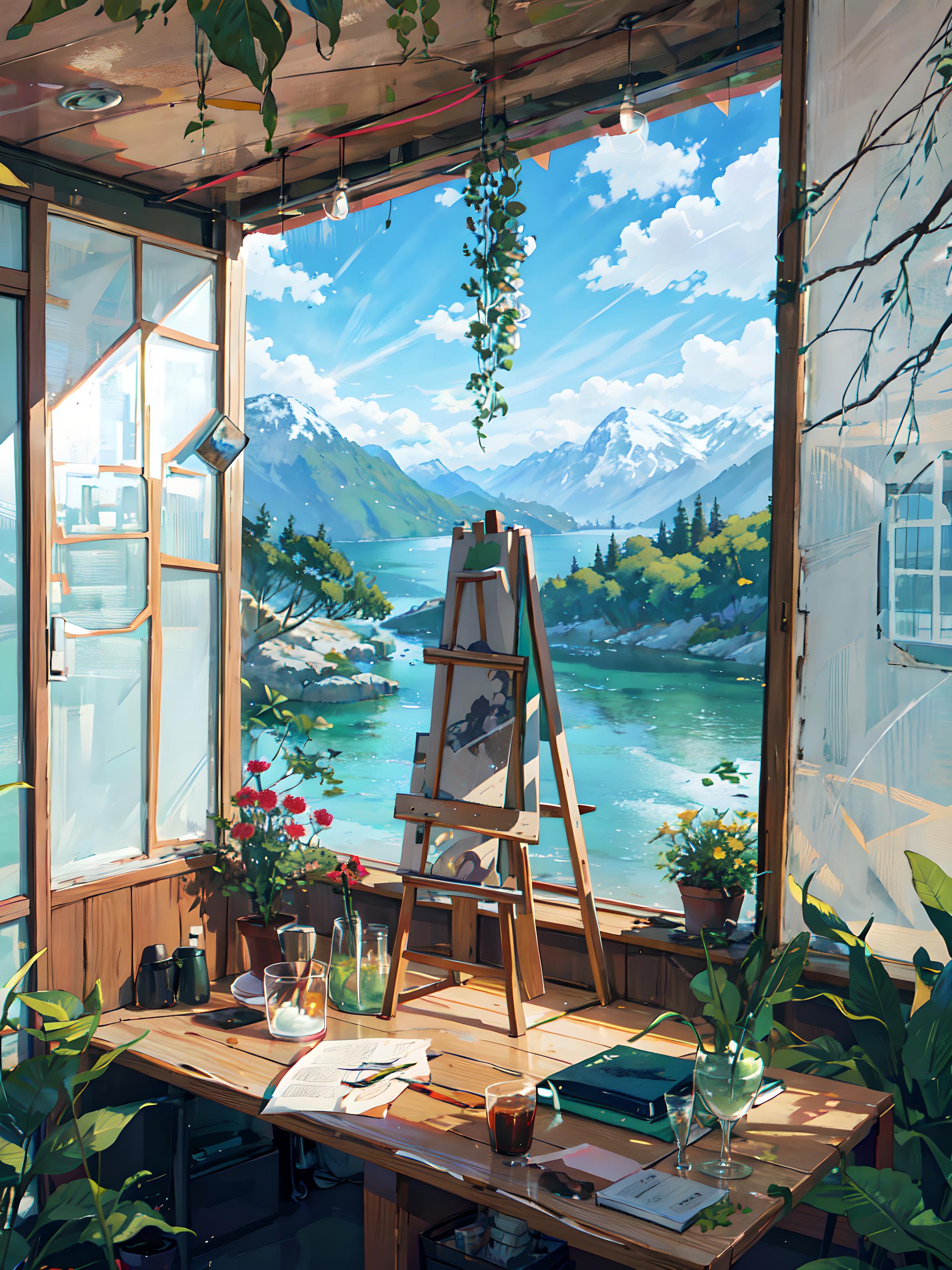 湖边小屋