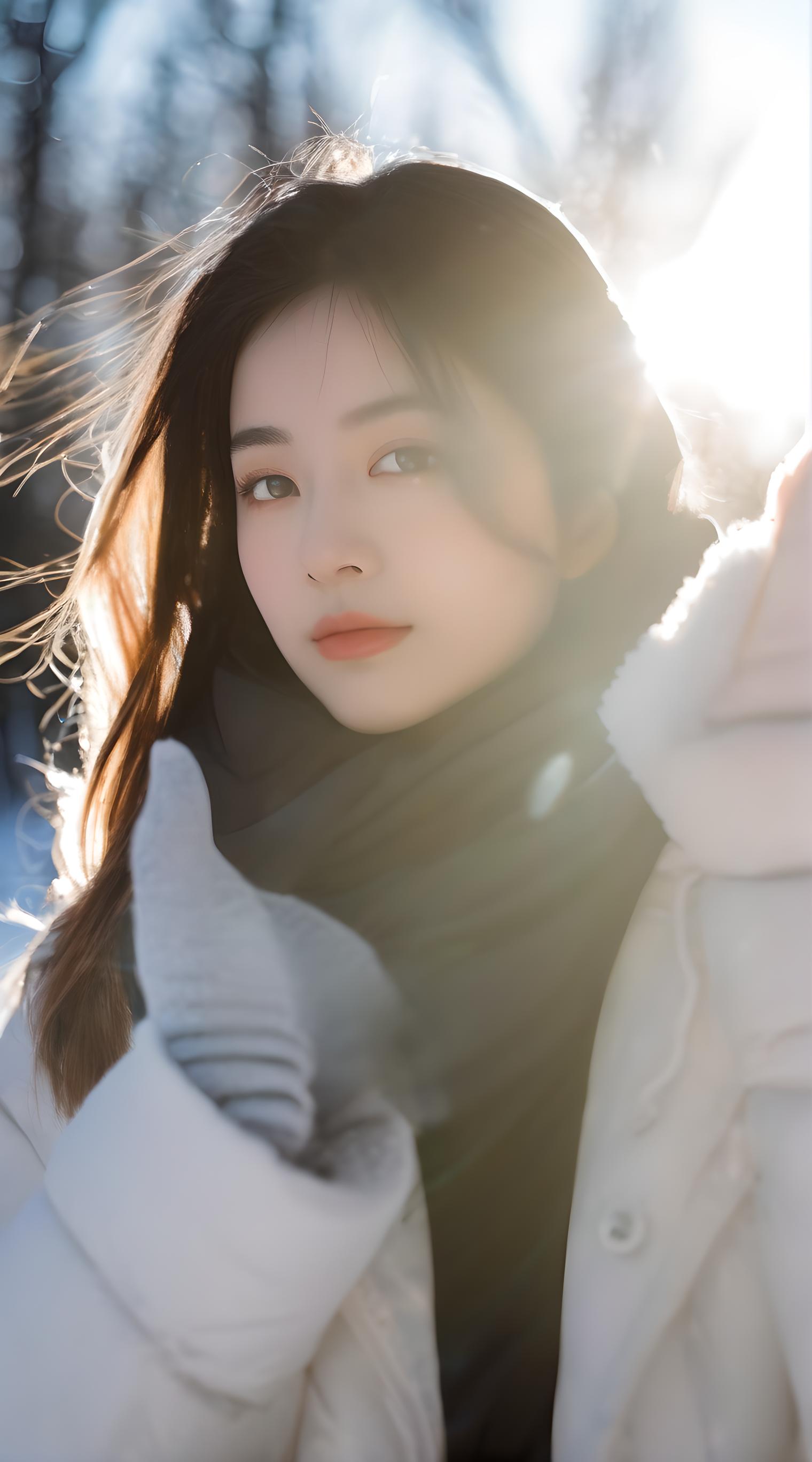 雪地少女