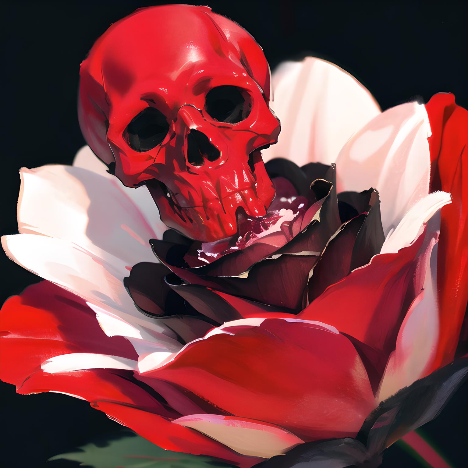 骷髅玫瑰