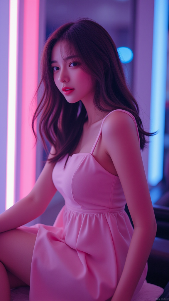 吊带裙子女孩