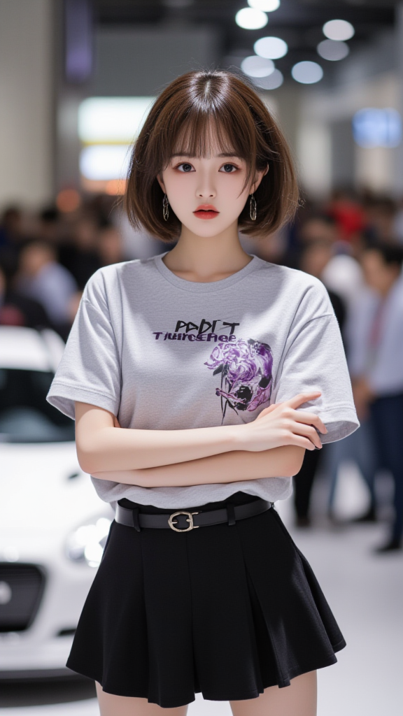 短发女孩