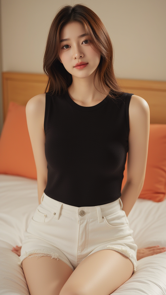 长发居家女孩