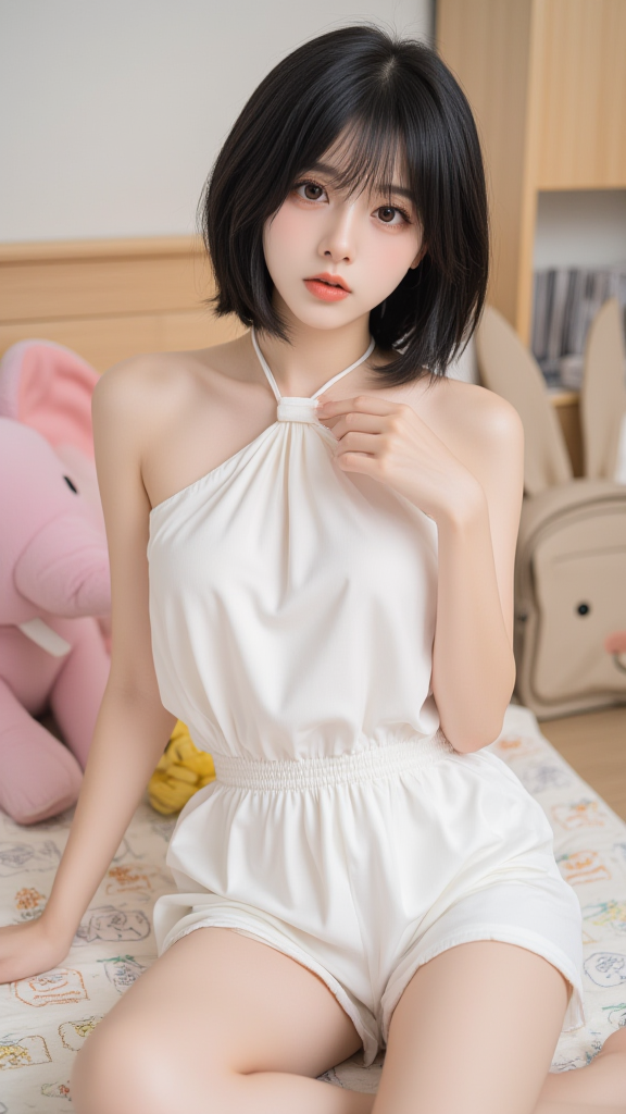 短发女孩