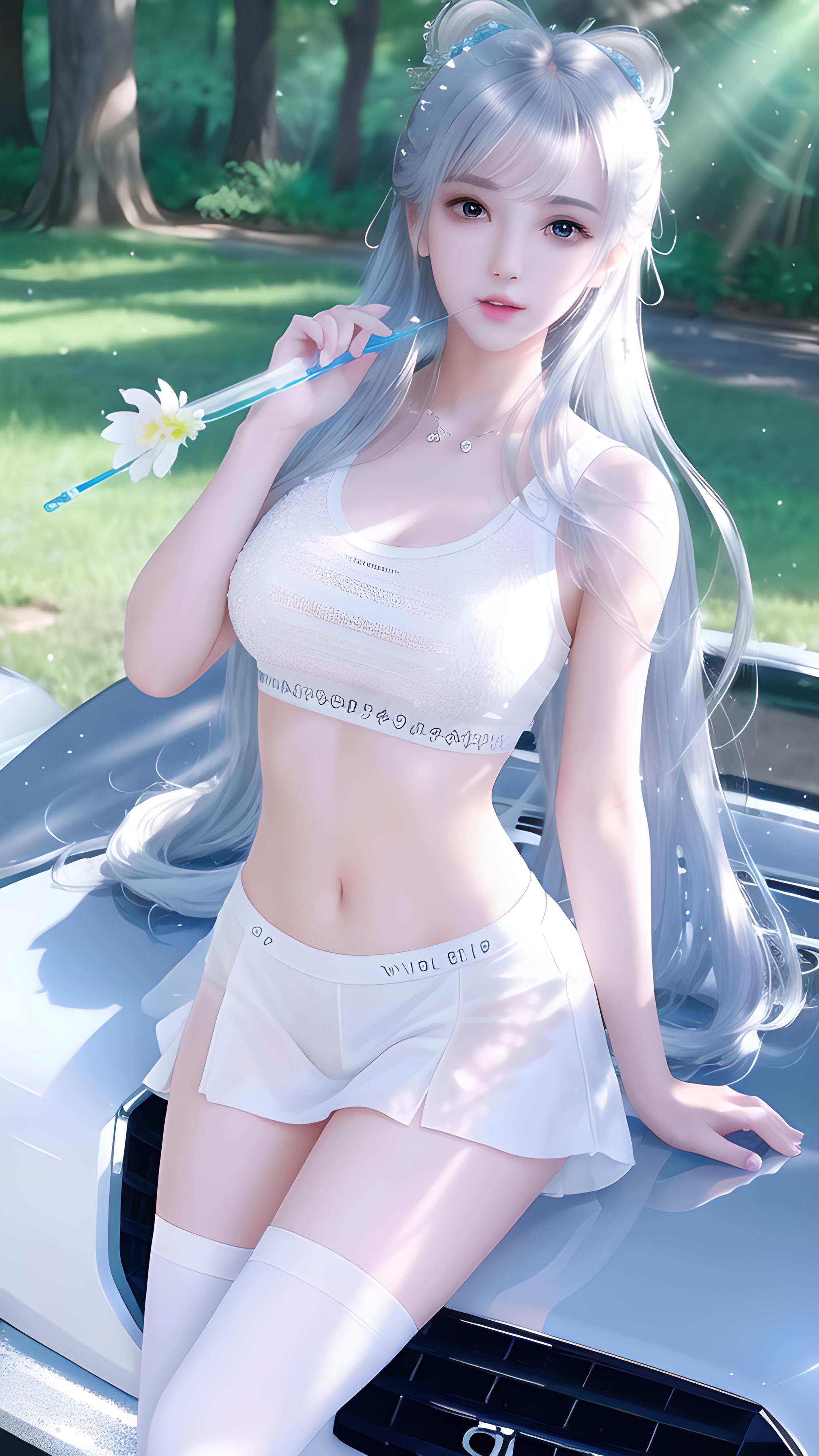 白丝少女