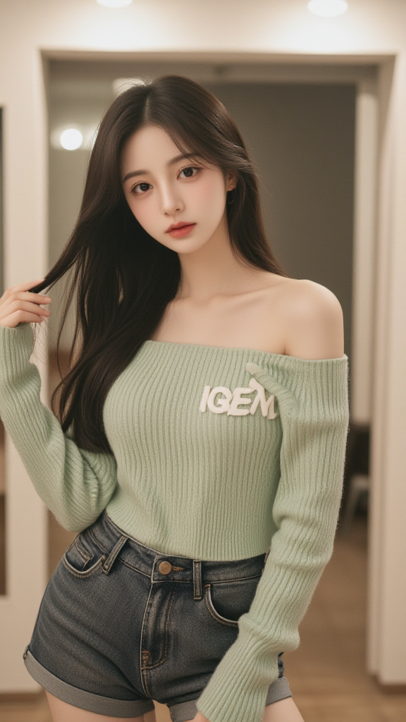 露肩女孩