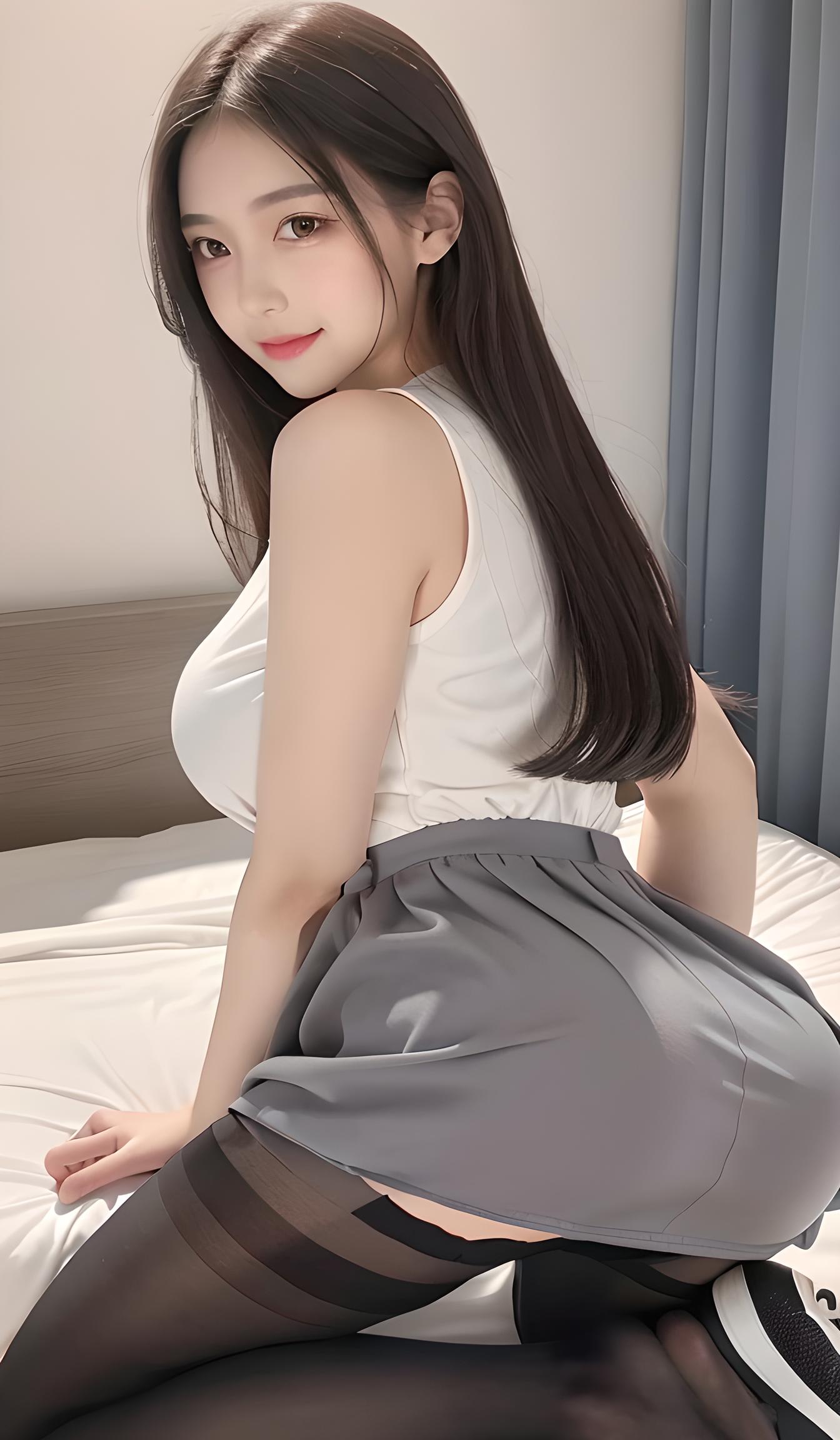 黑丝美女