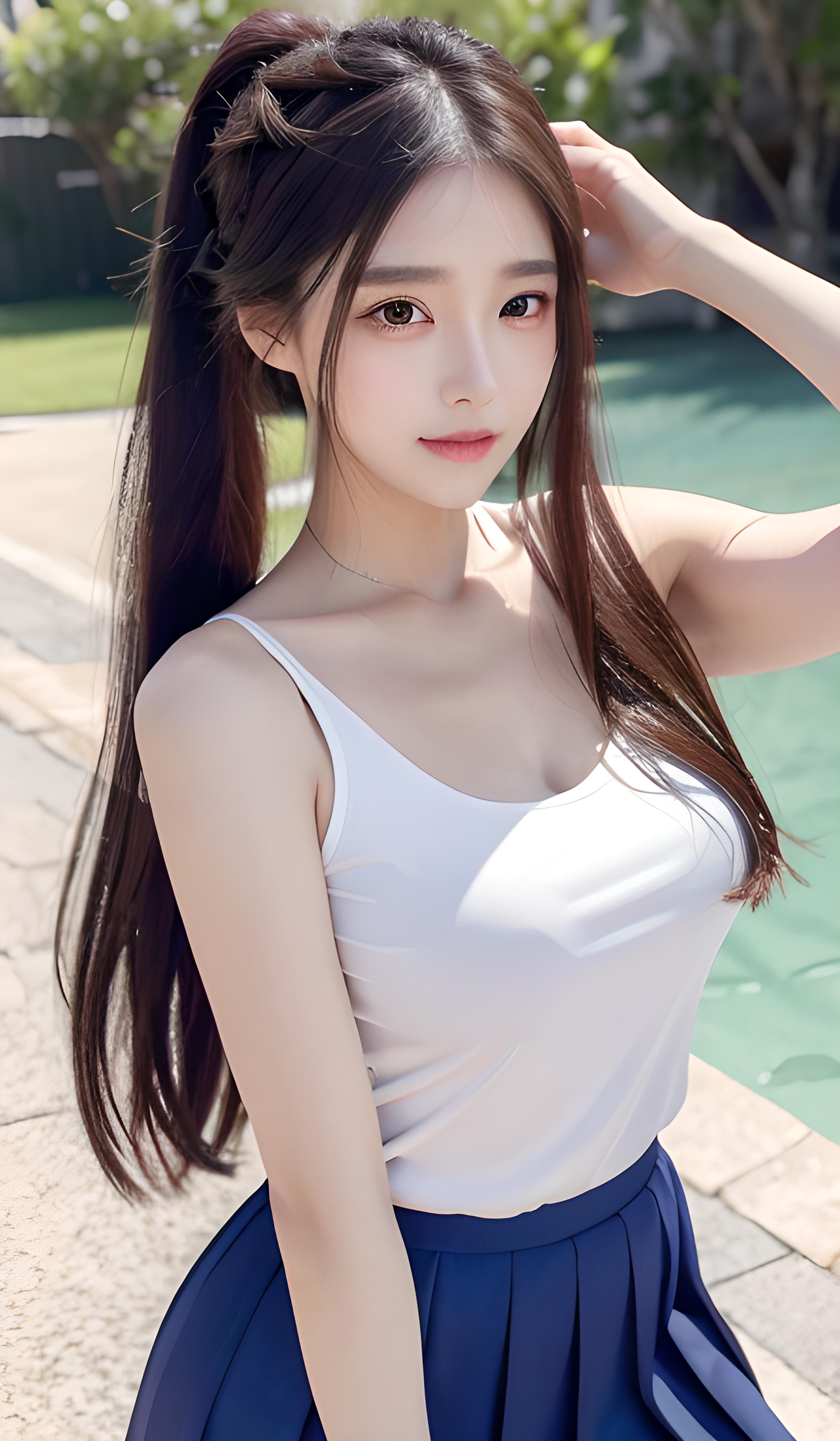 清新系美女