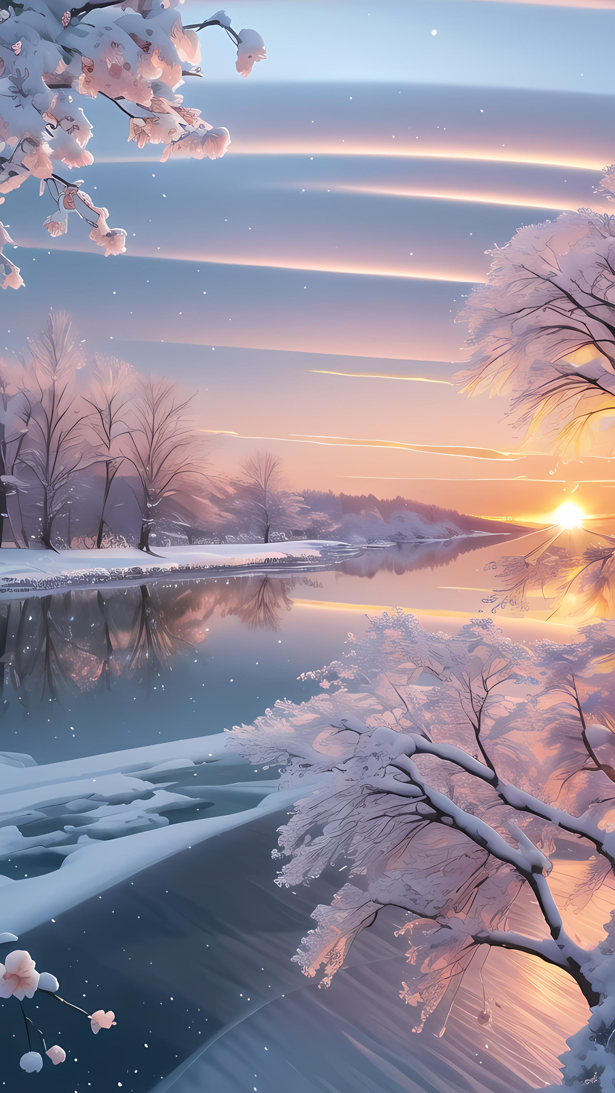 美美的雪景