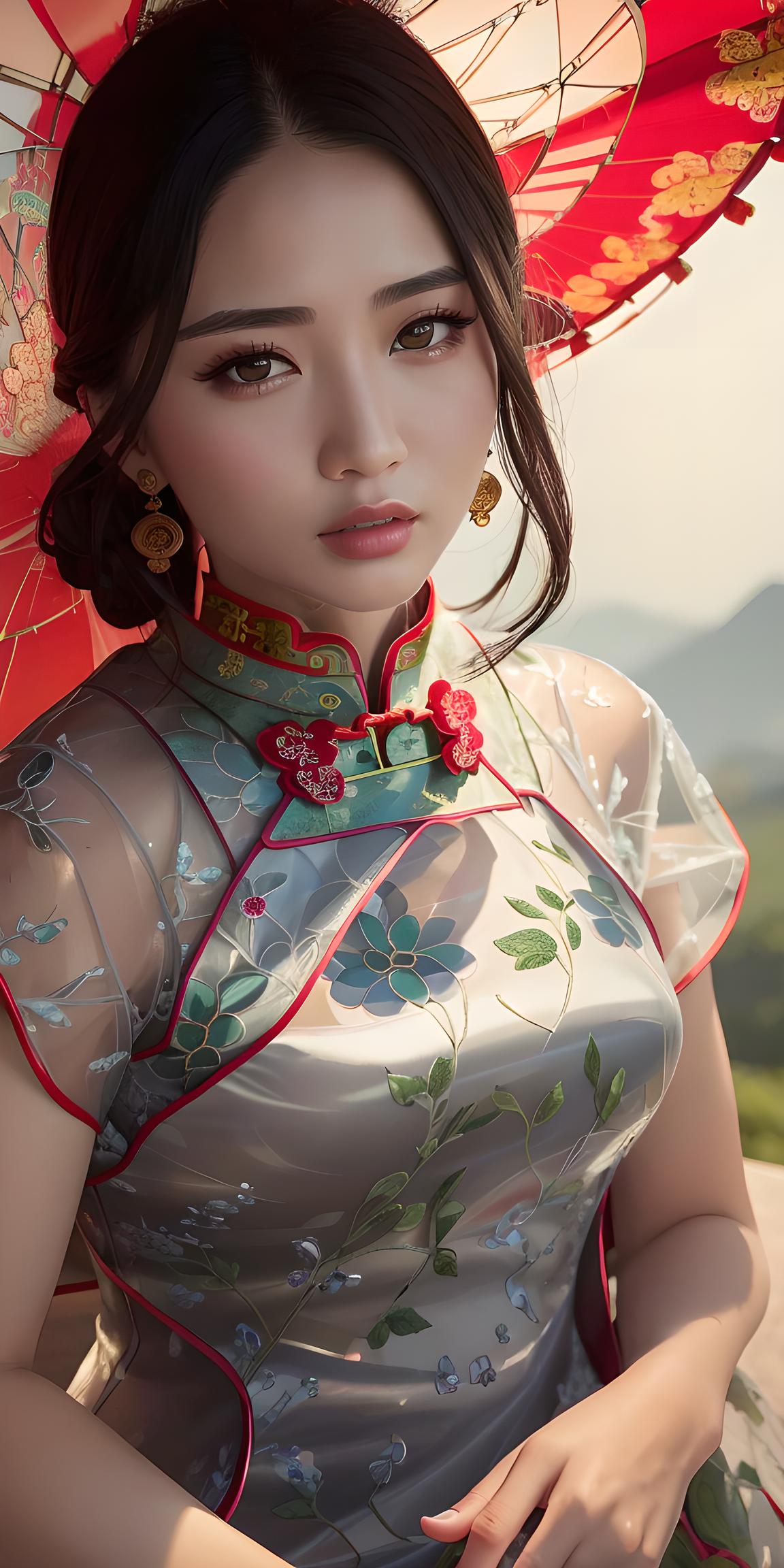 美女穿旗袍（2）