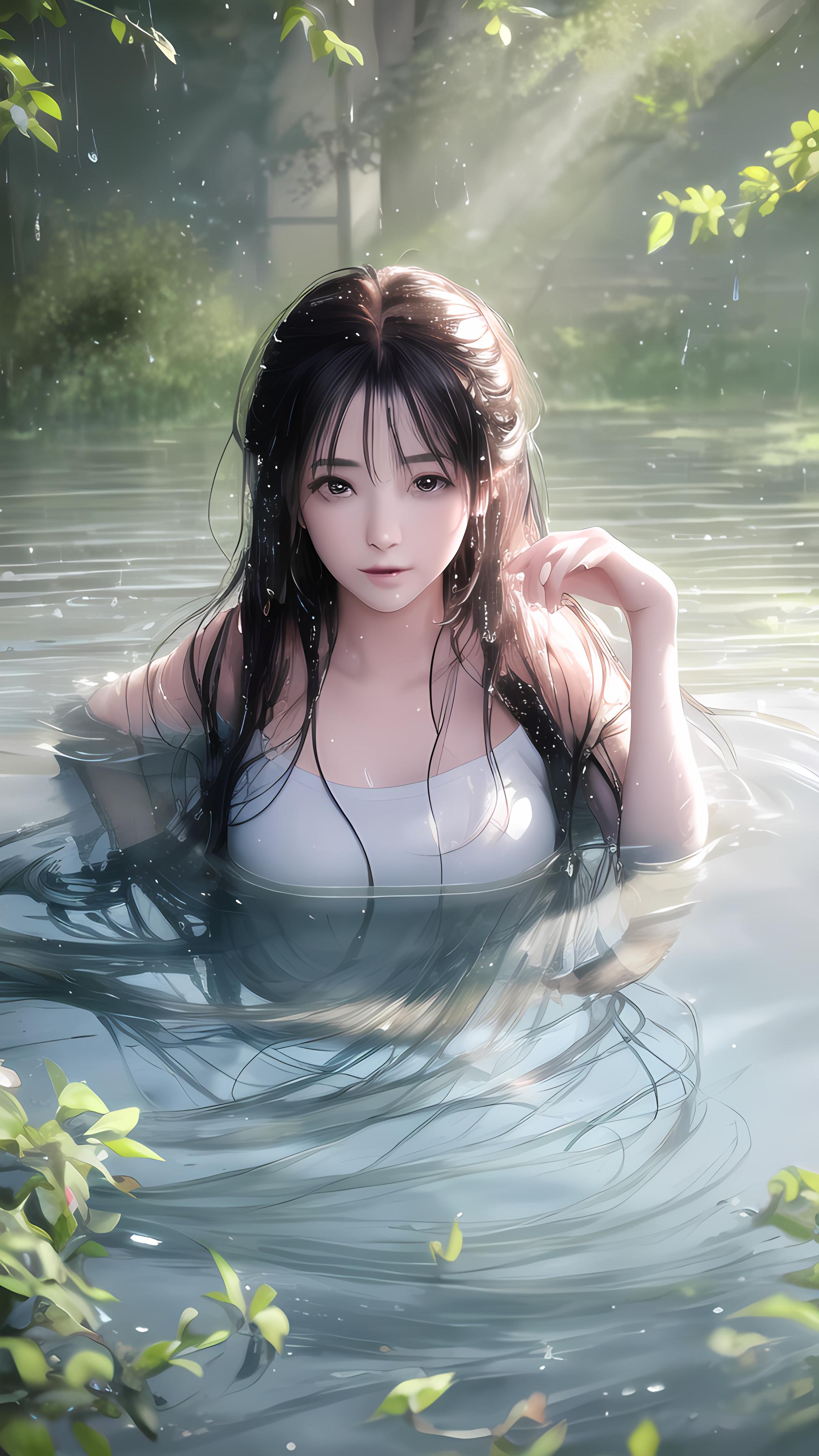 水中美女