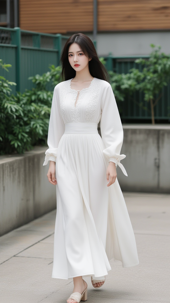 长裙女孩