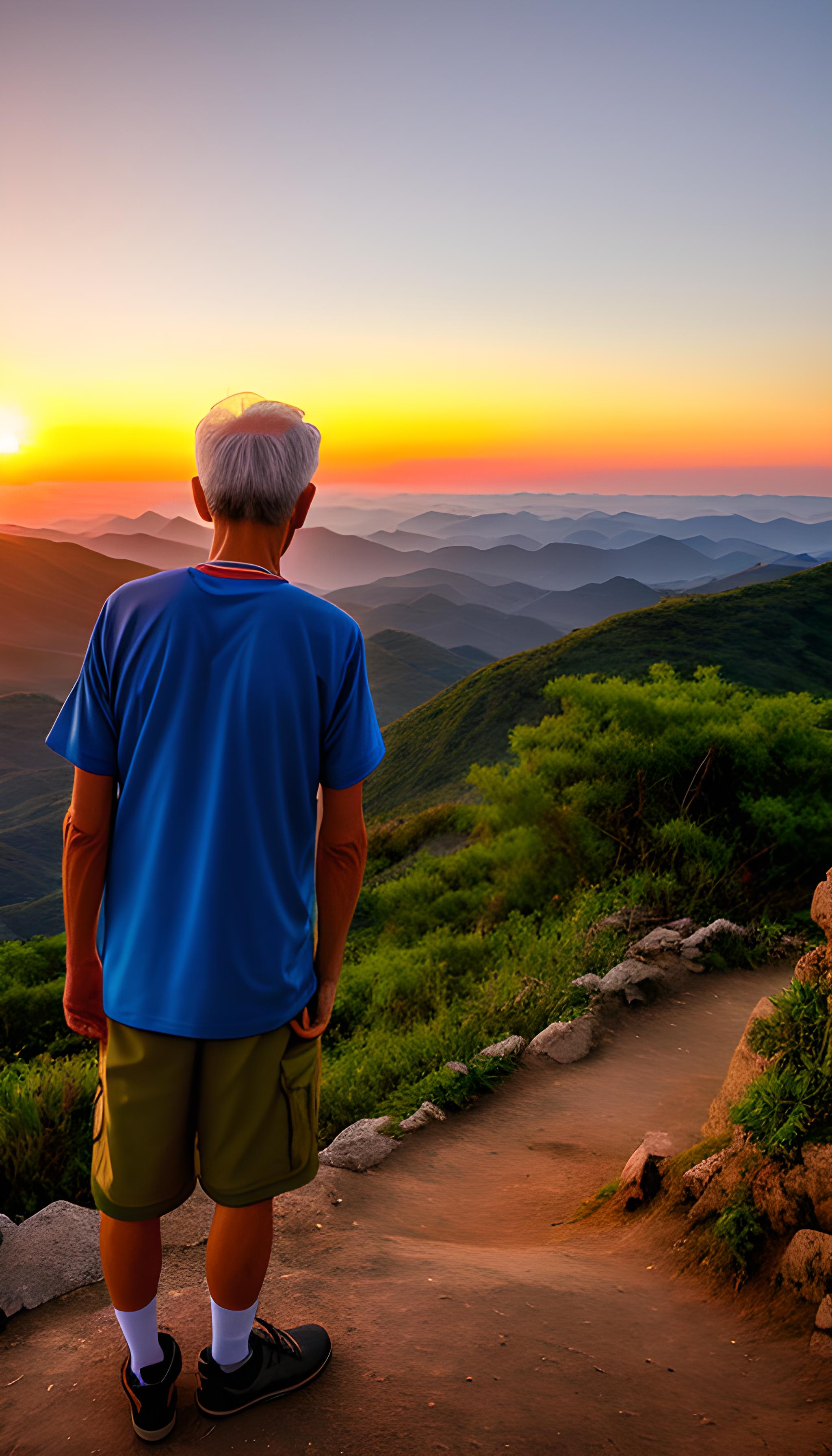 马头山的夕阳