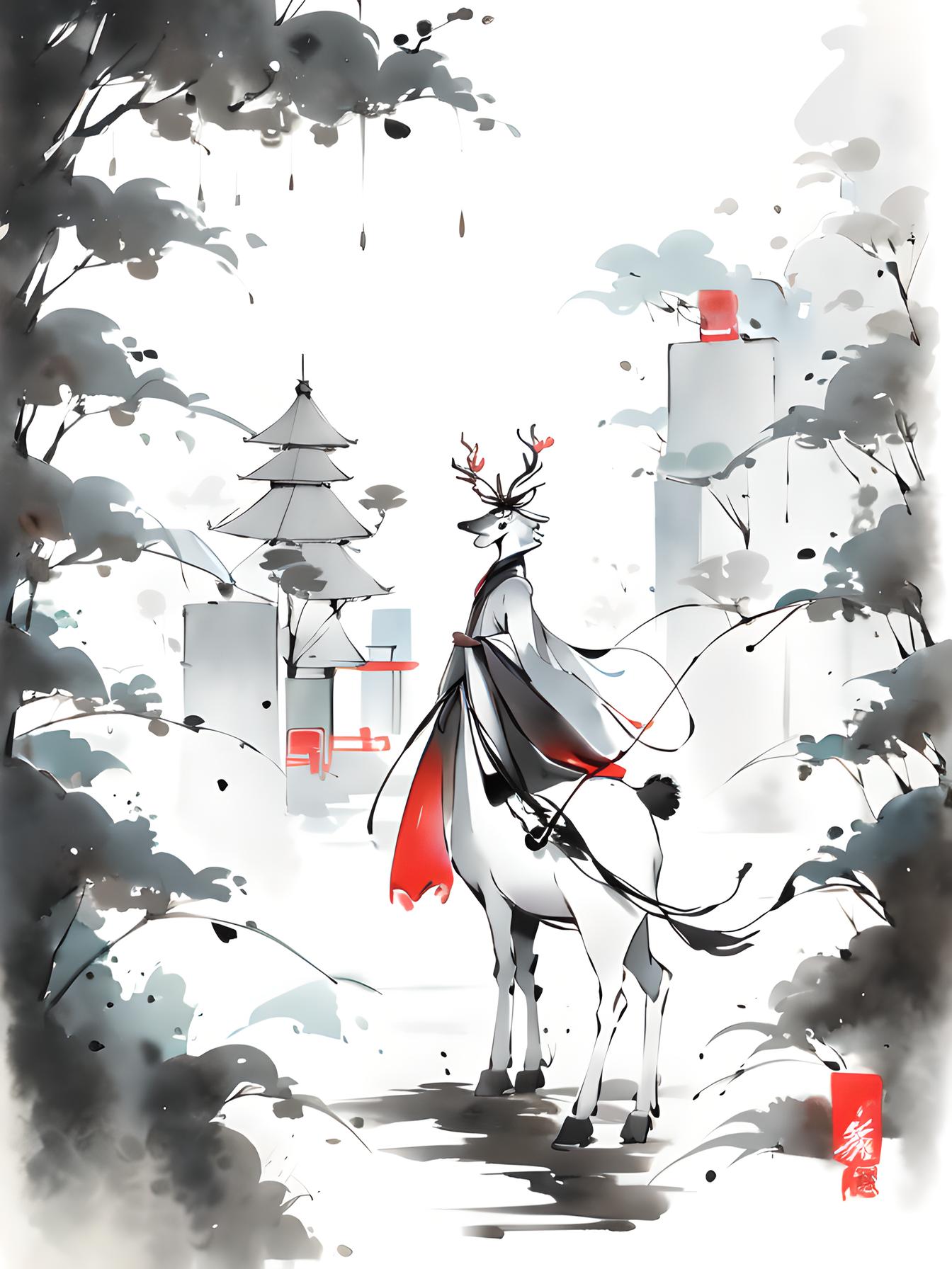 麋鹿青衫行