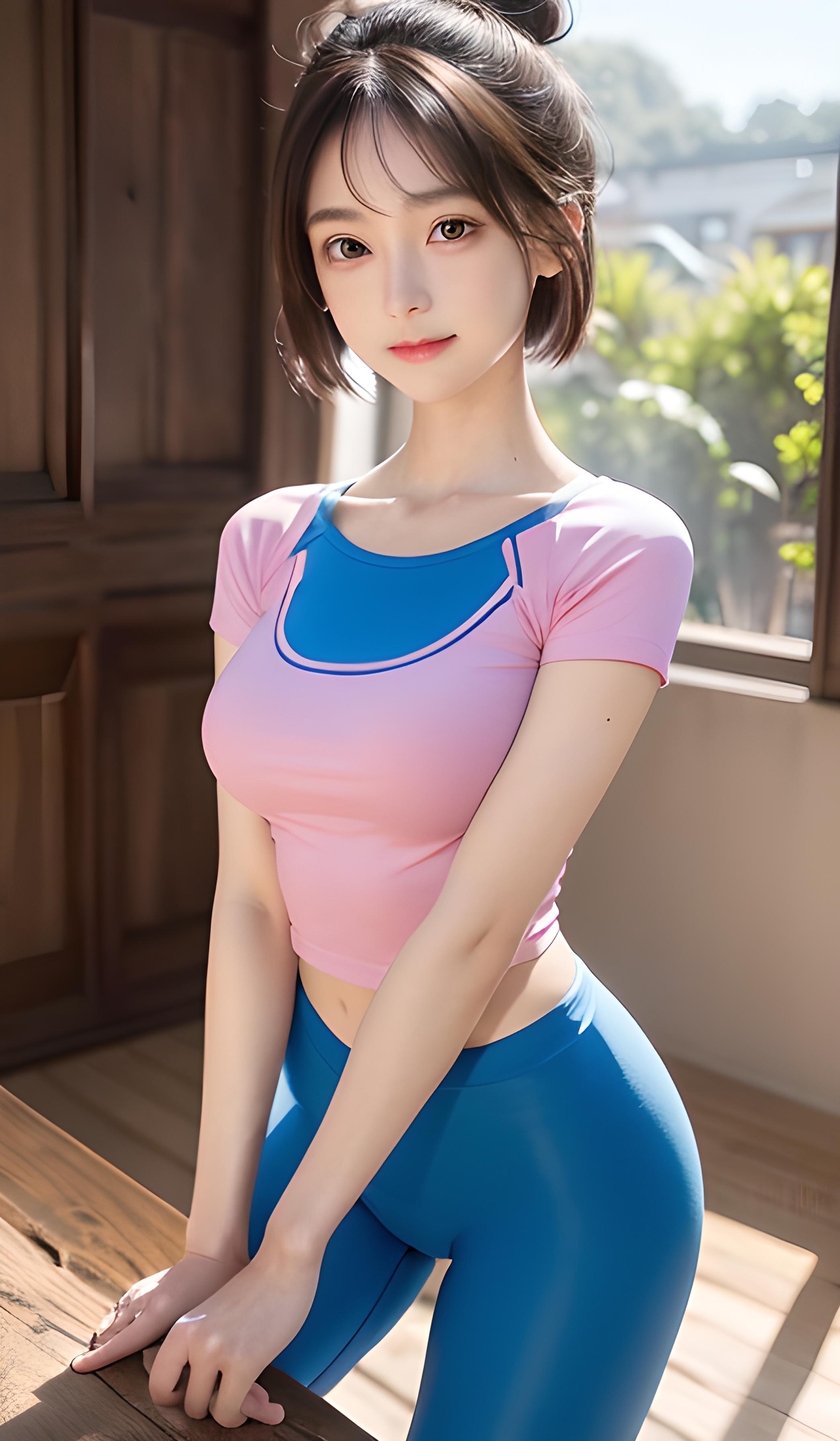 瑜伽美女