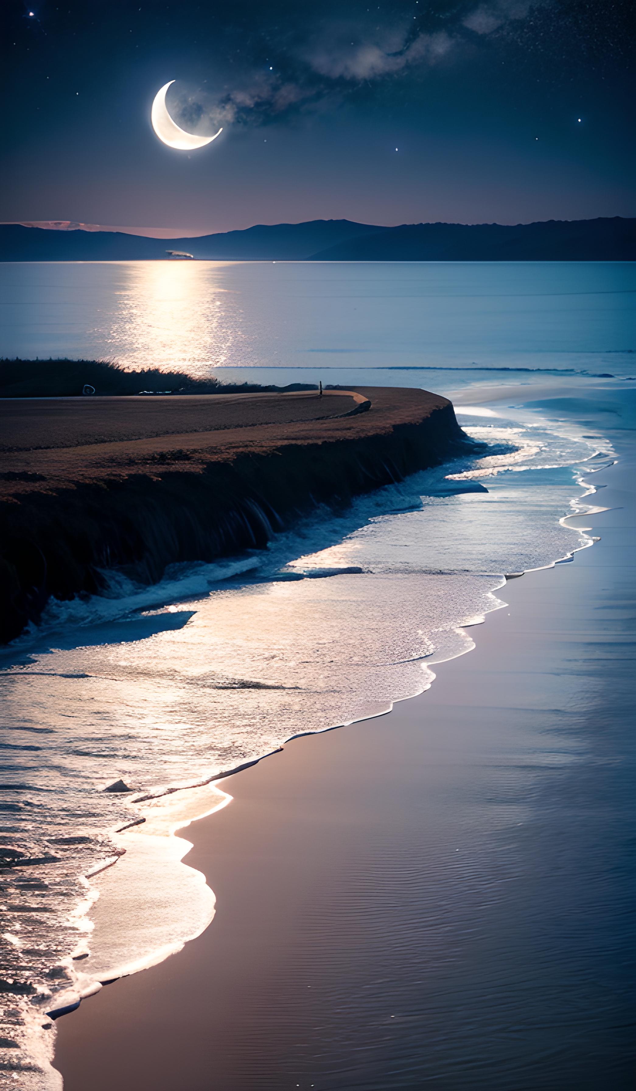 海边夜景