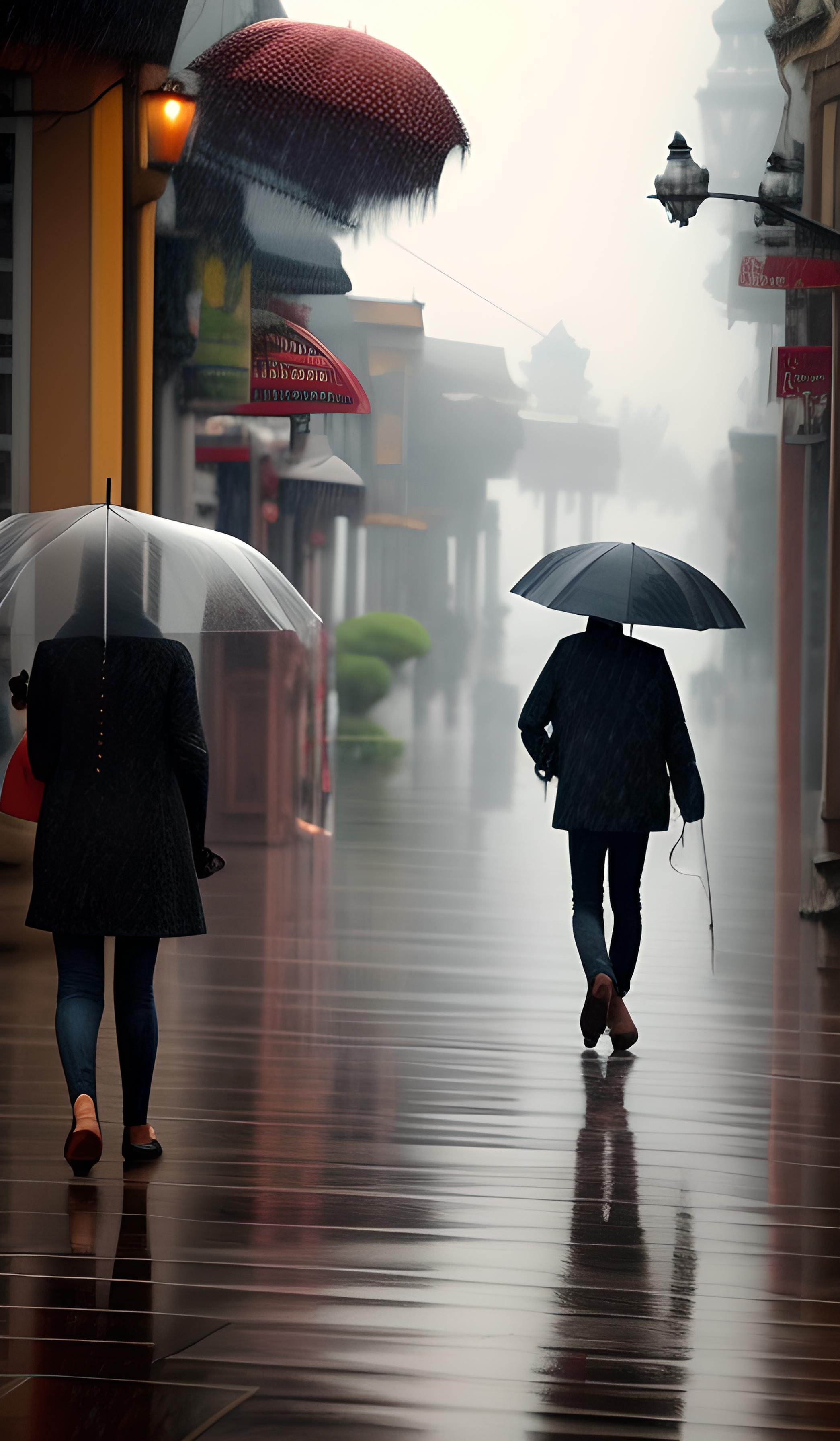 雨中街景2