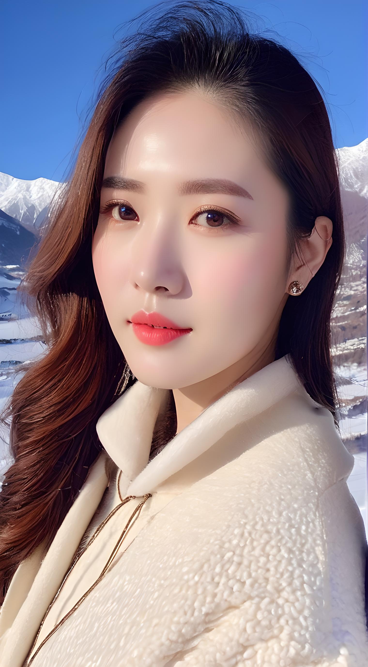 精致的美女