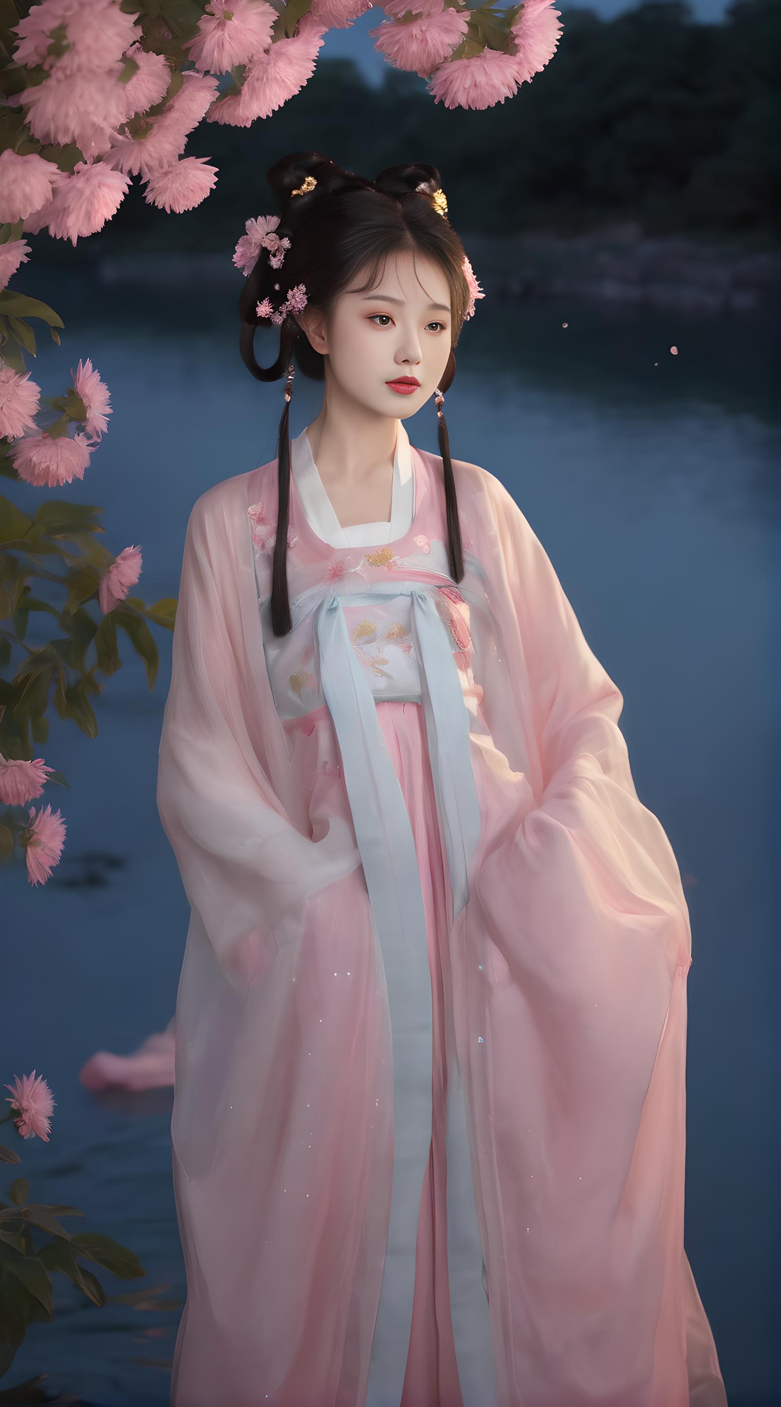 花与美女