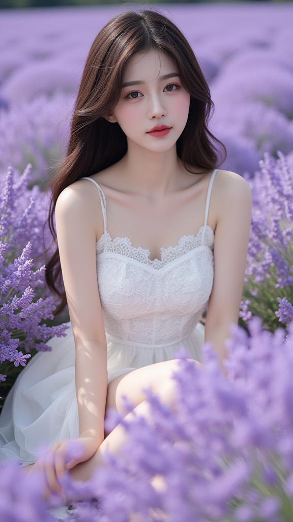 薰衣草庄园的女孩