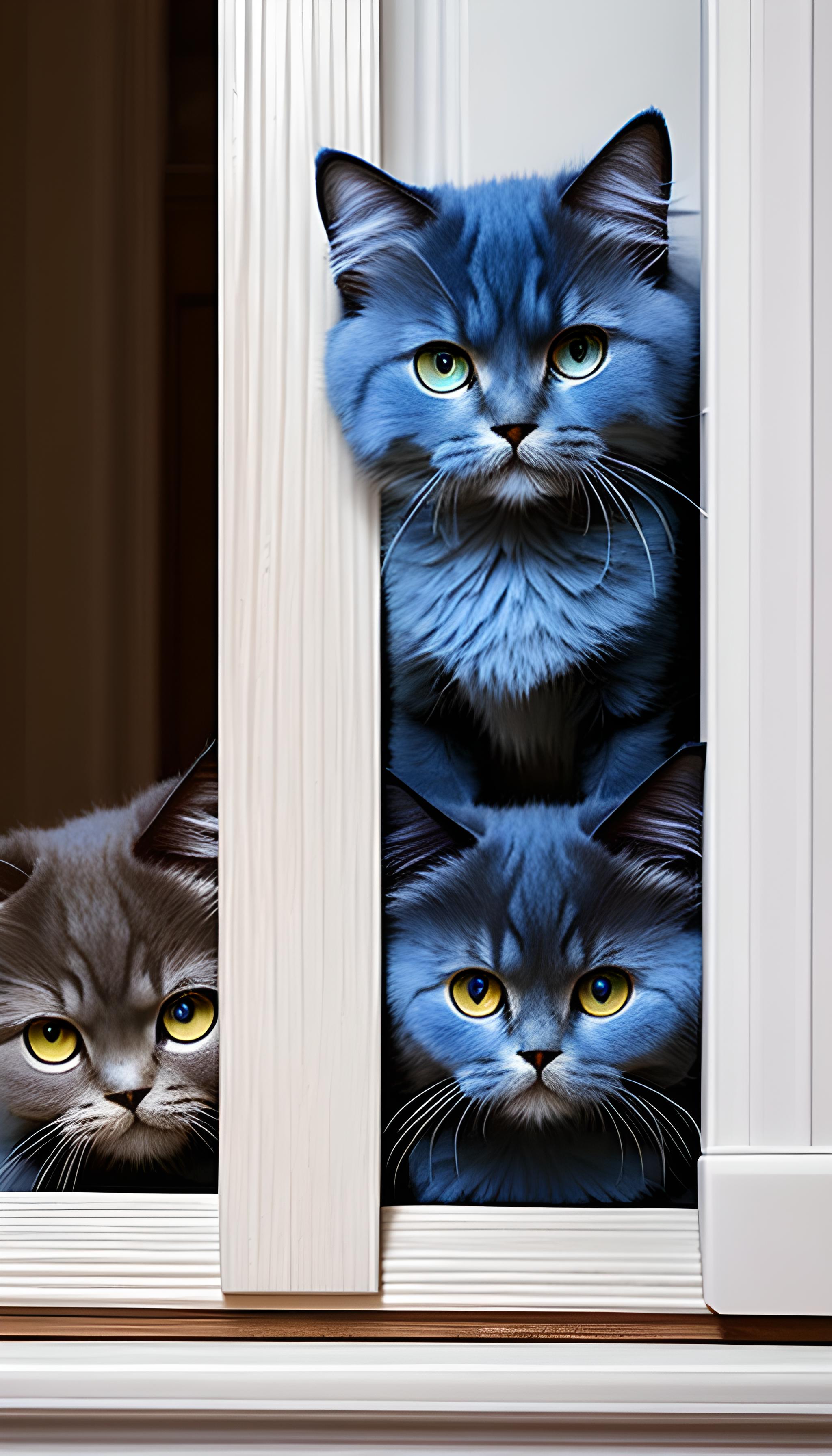 蓝眼睛波斯猫