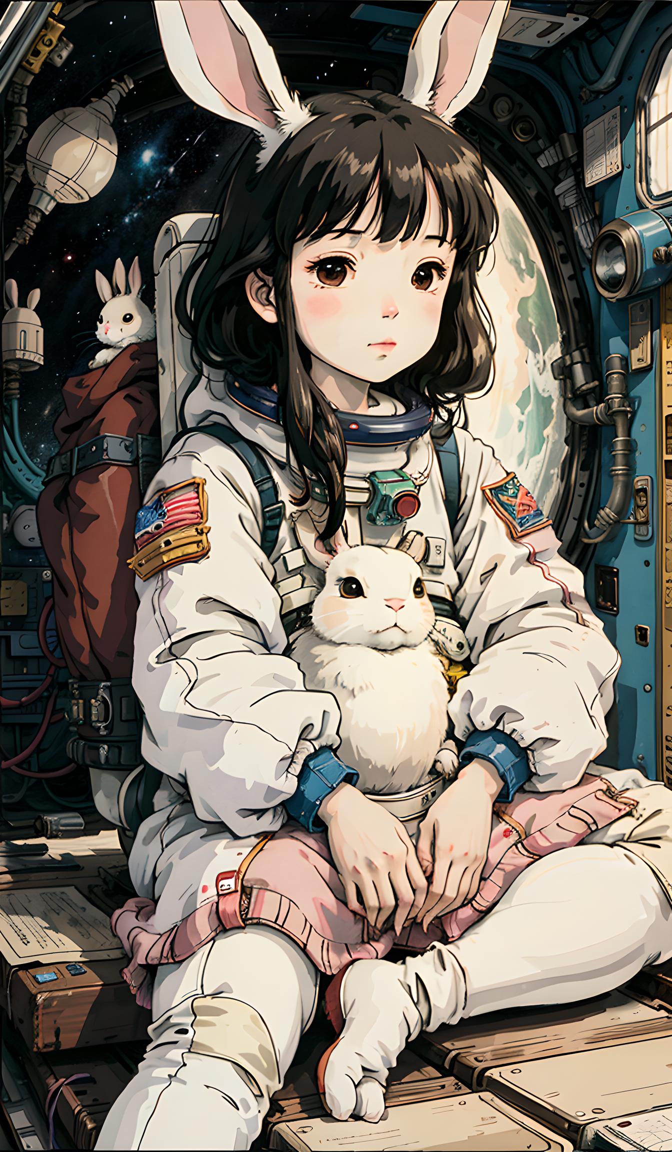 宇宙少女和兔子