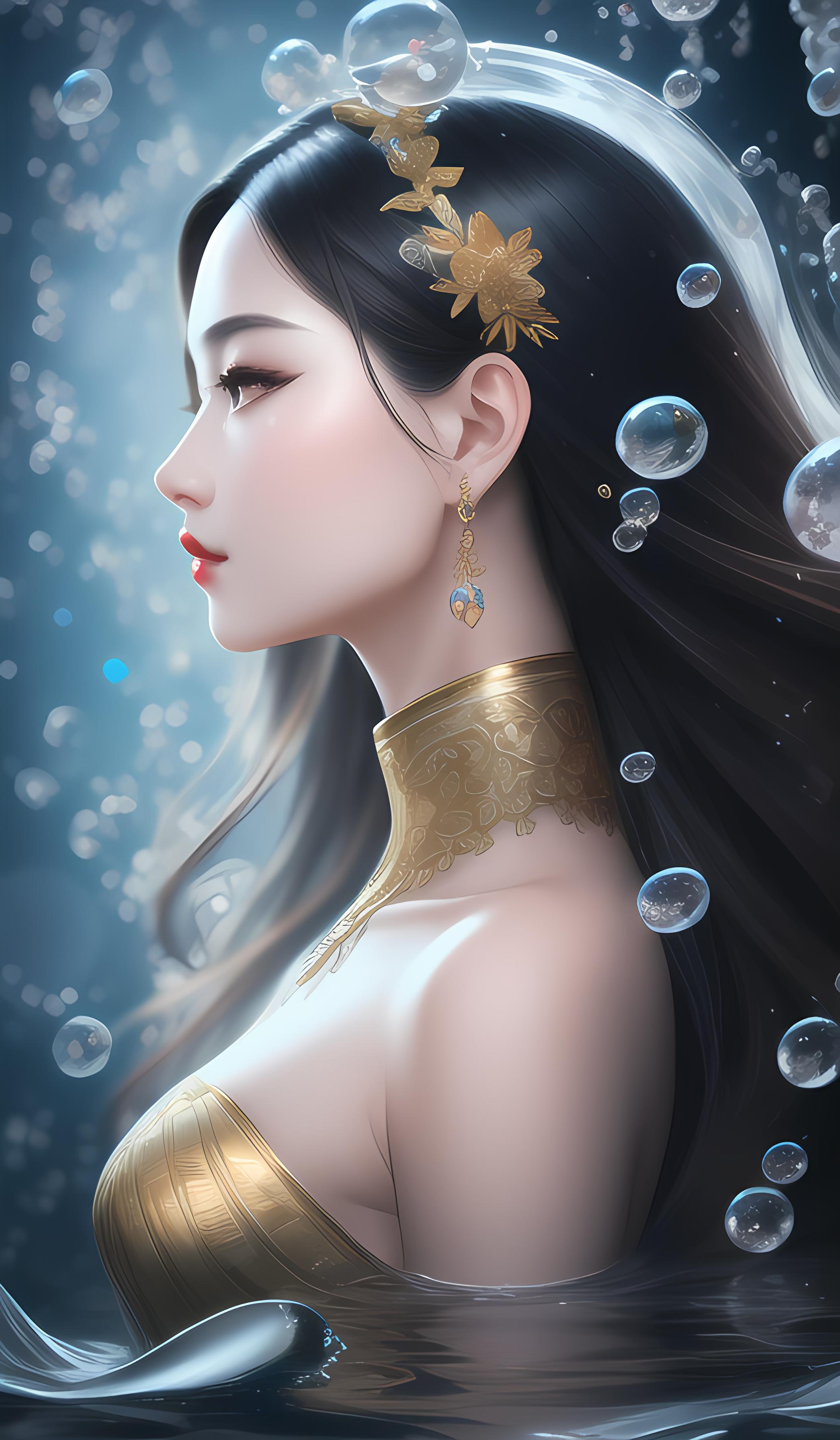 水美女