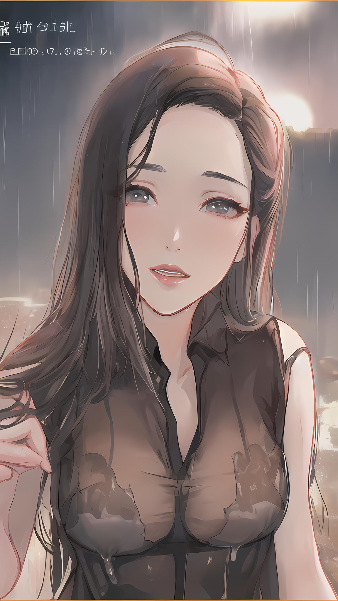 雨中少女