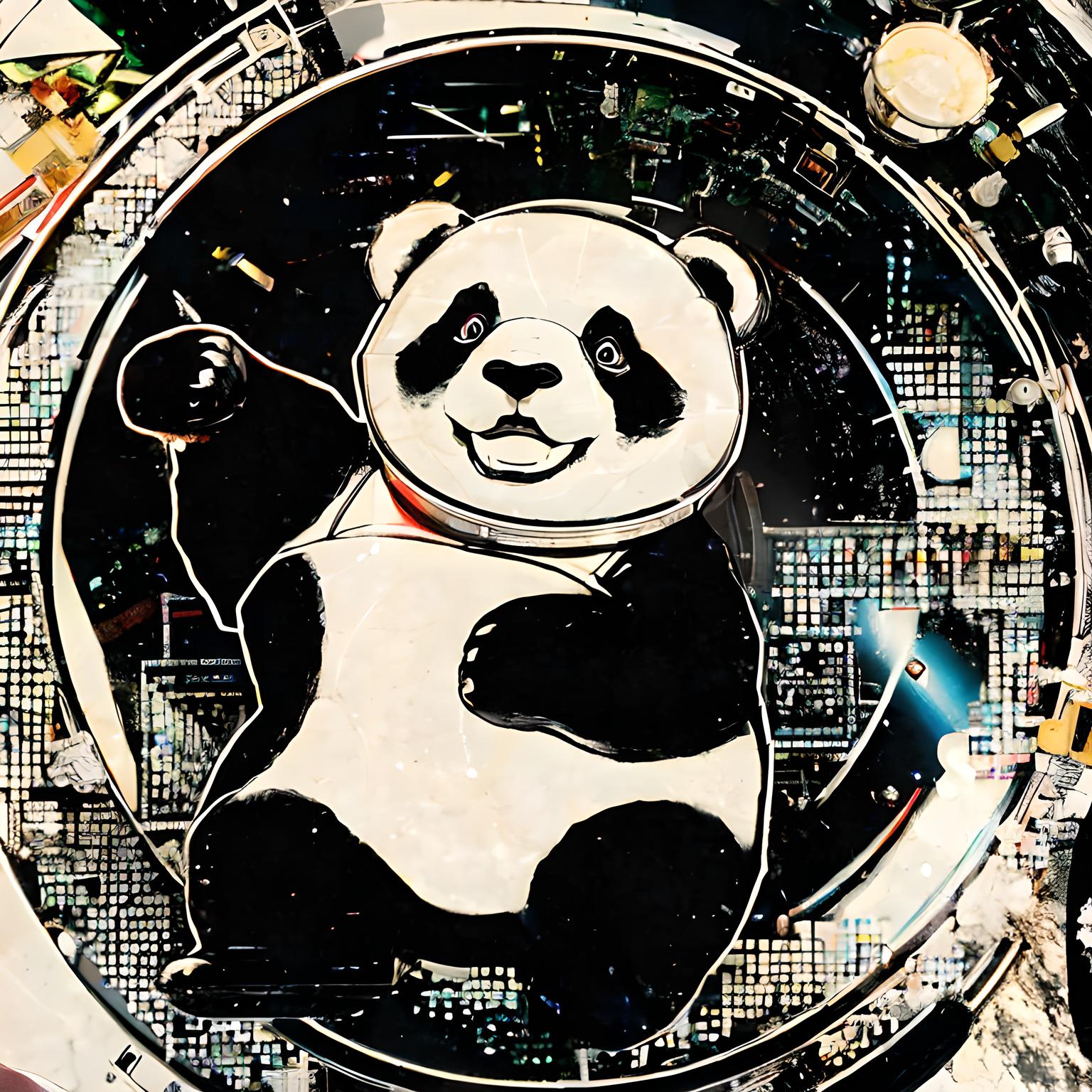 漫游太空的🐼