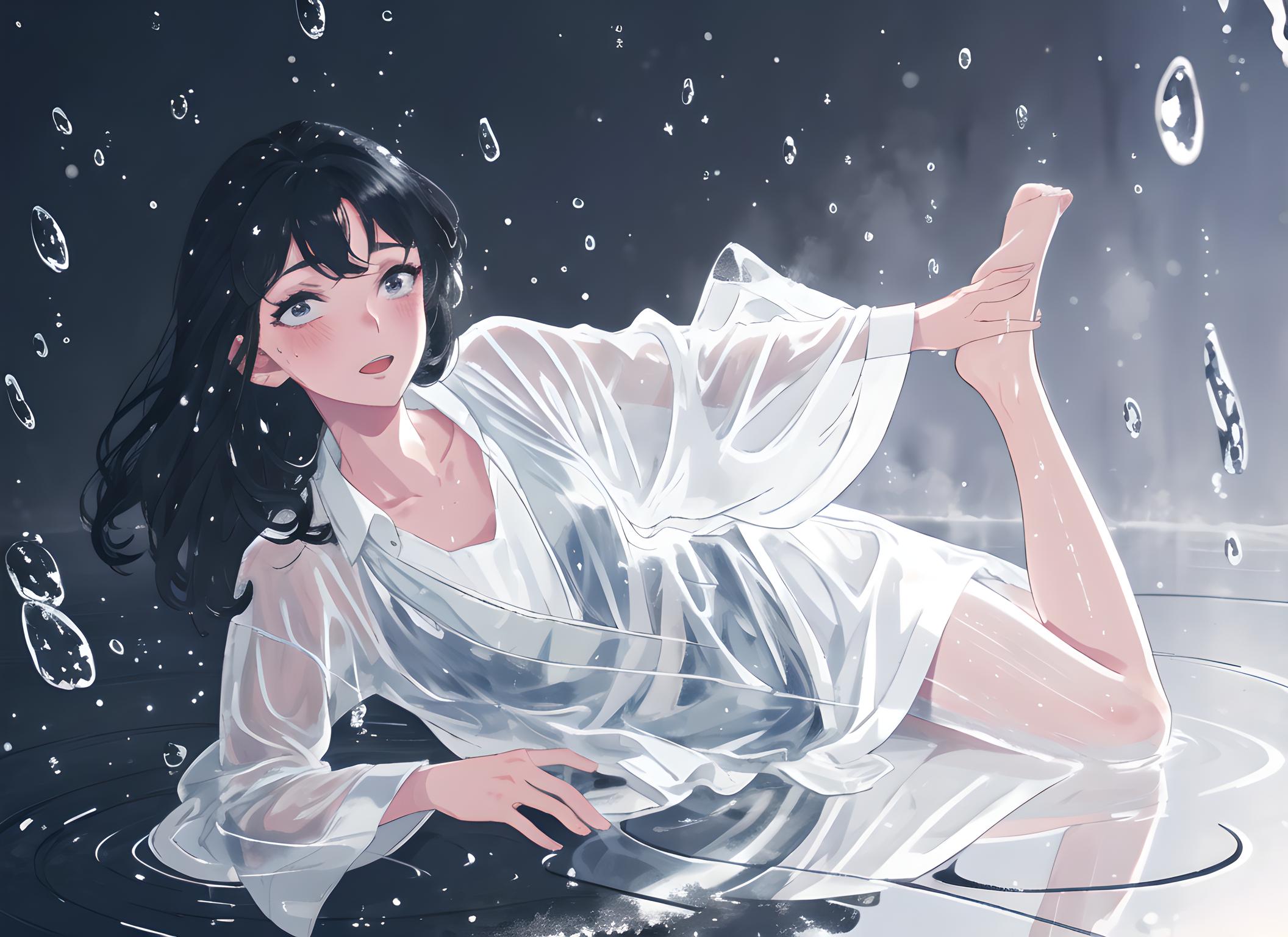 水中少女