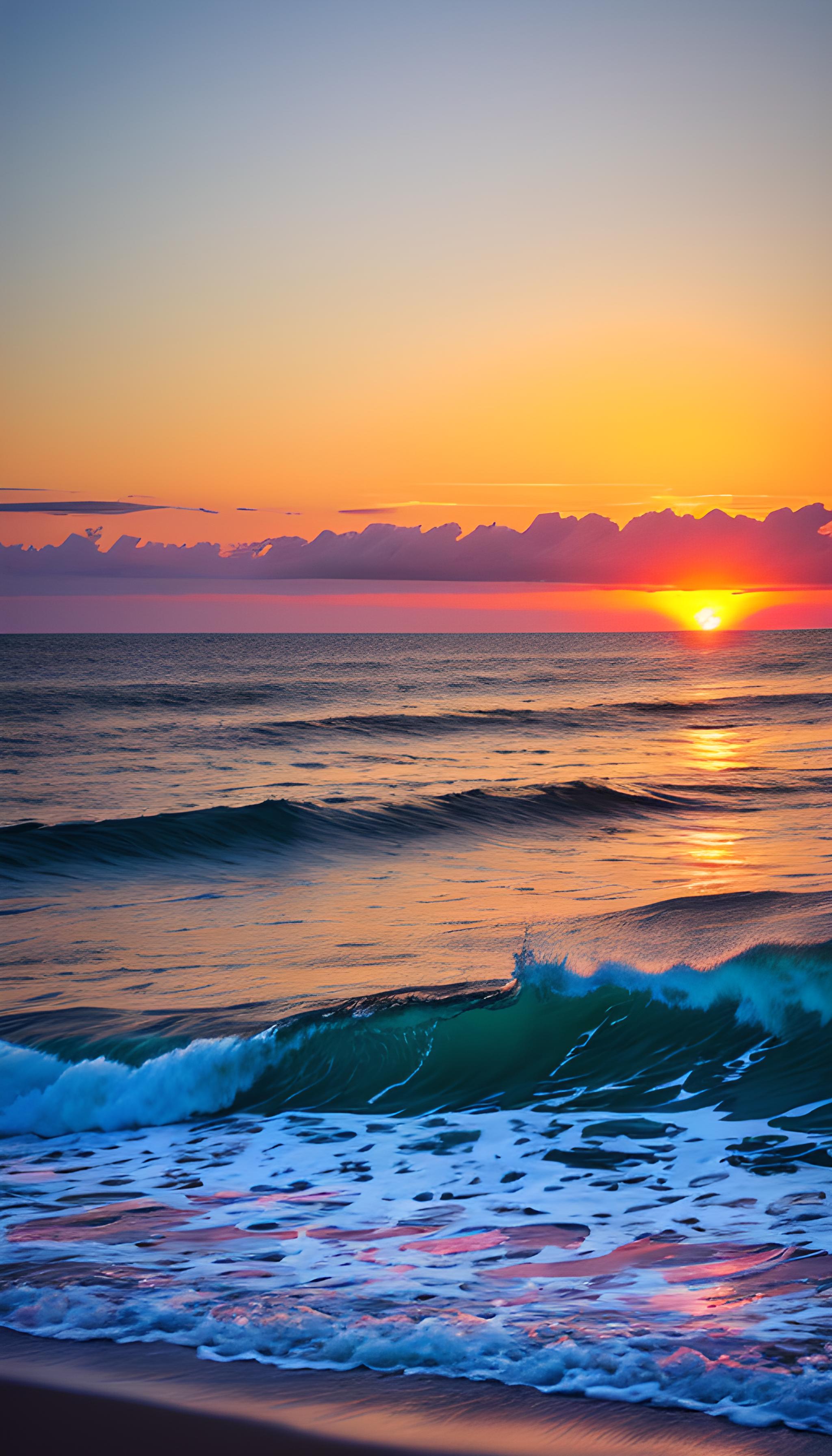 海上日出