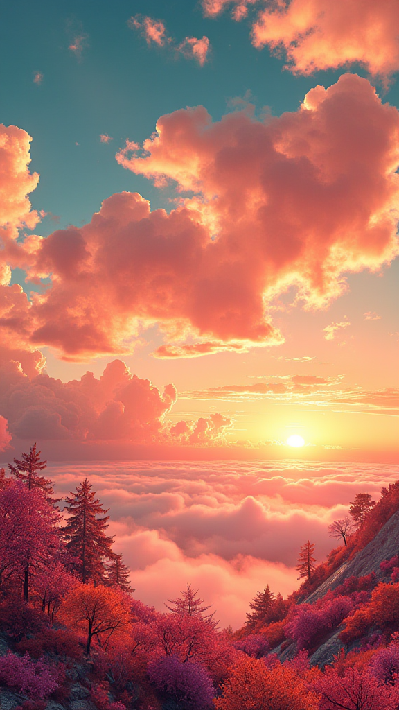 夕阳天空