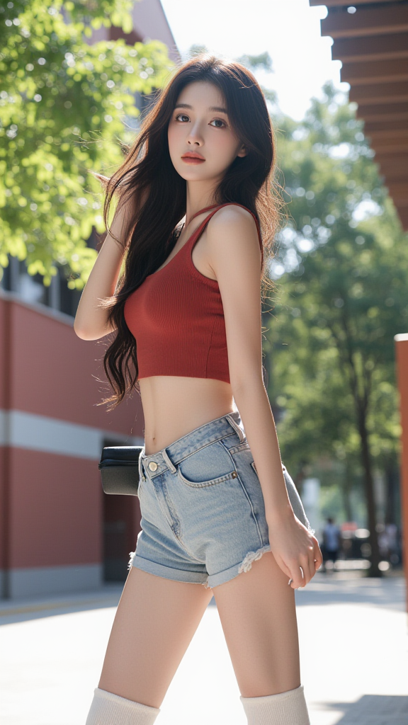 街拍美女