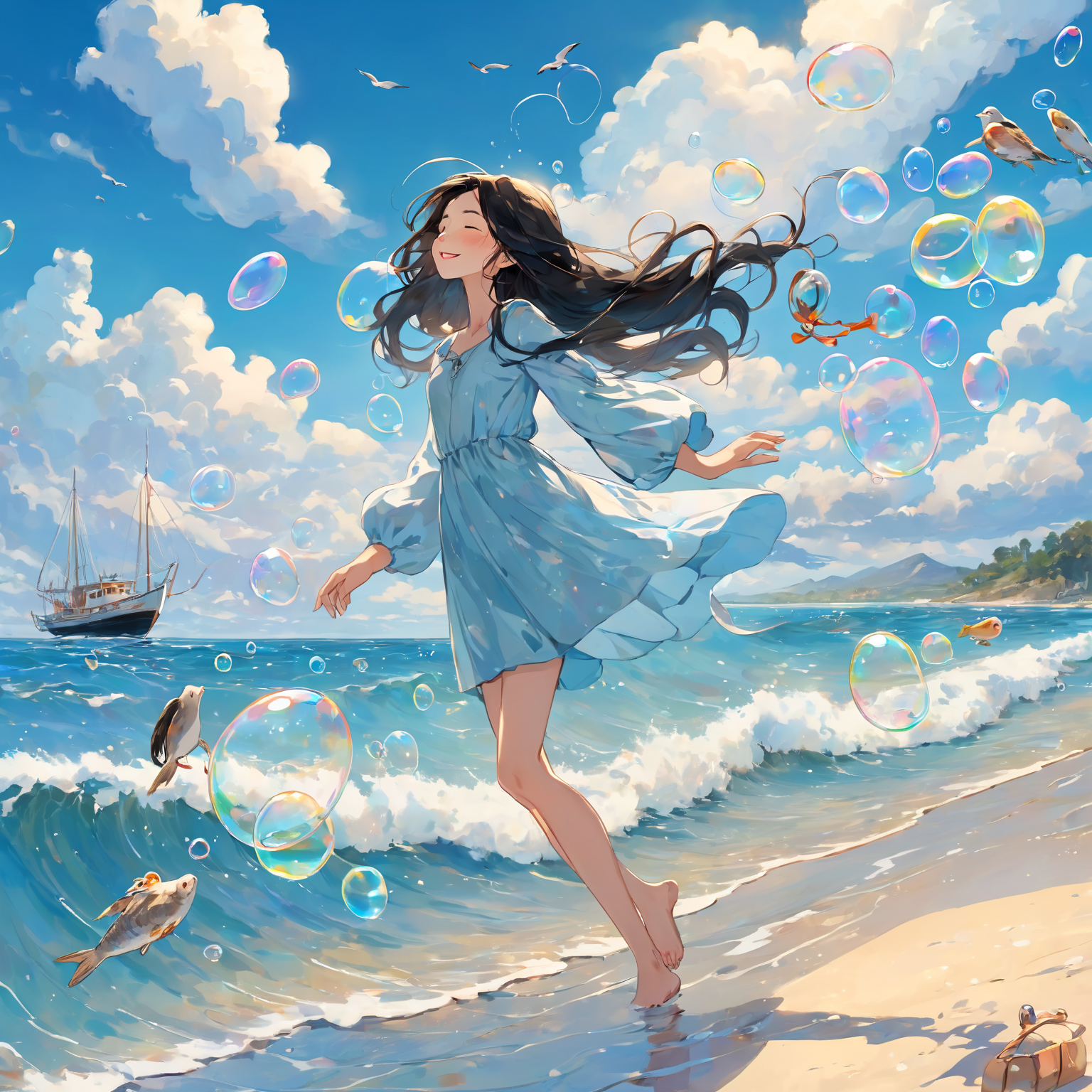 浪花少女