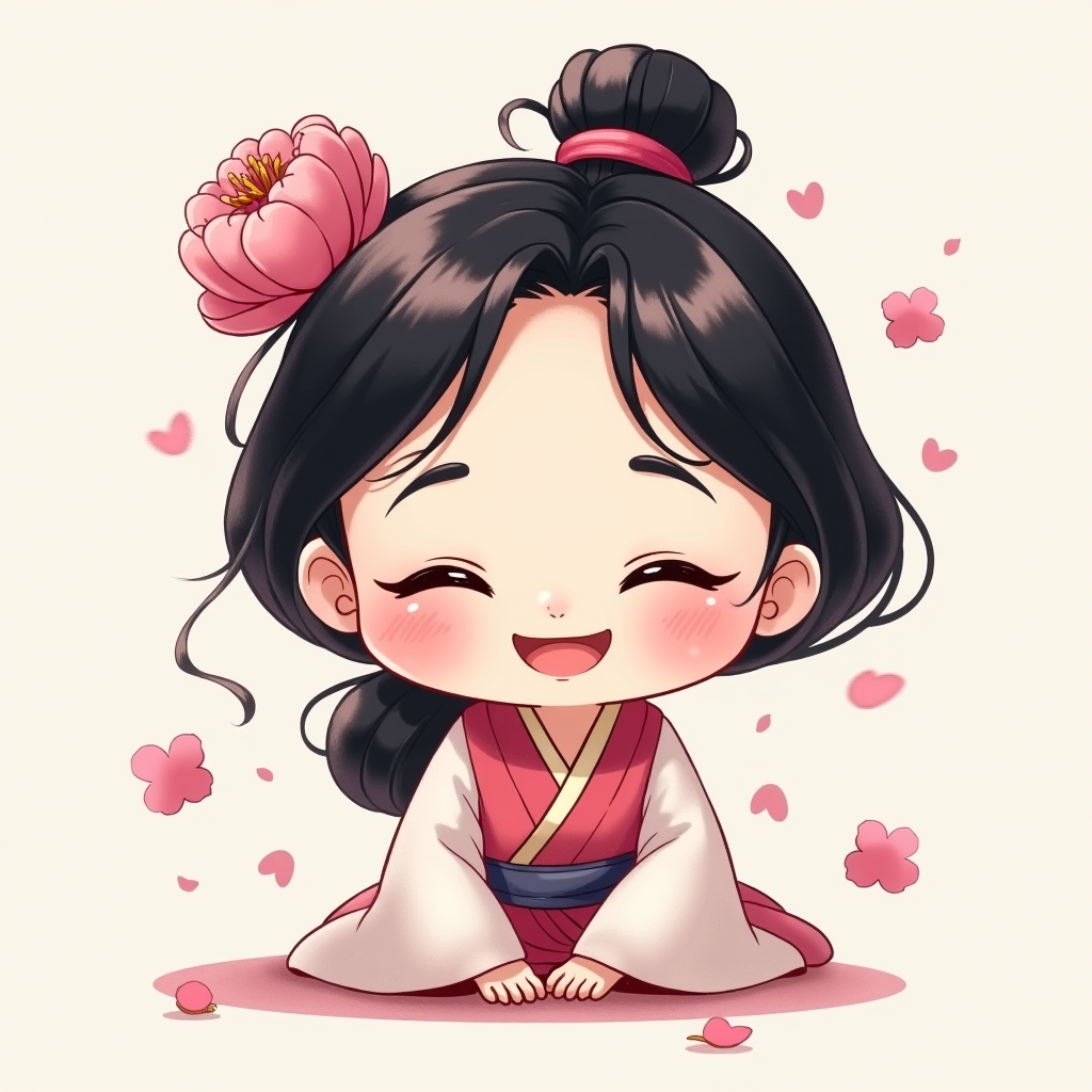 花木兰水墨风