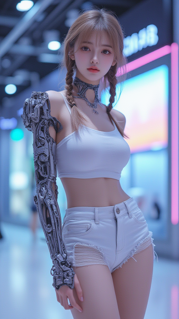 仿生机械美女