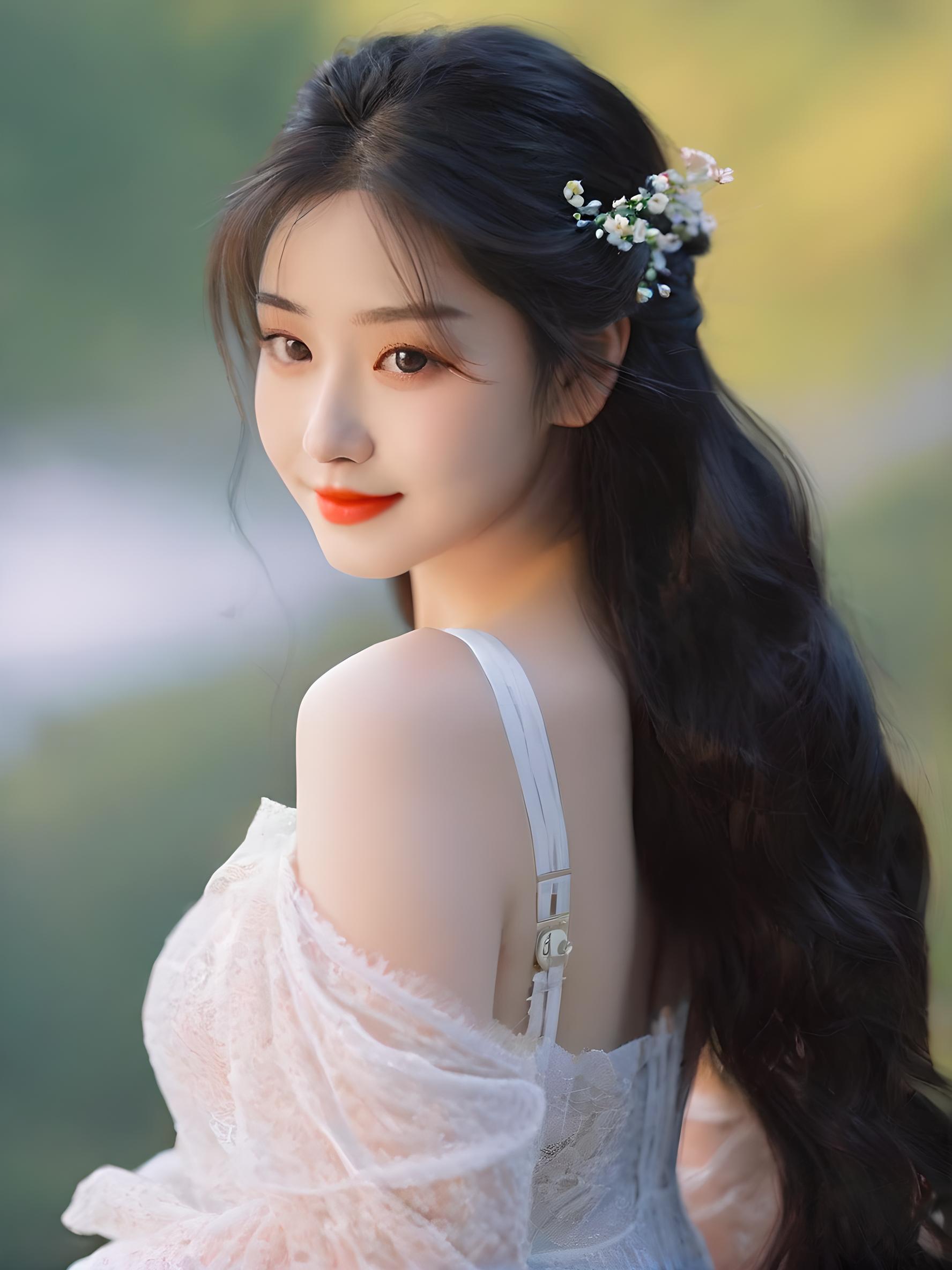 海边美女