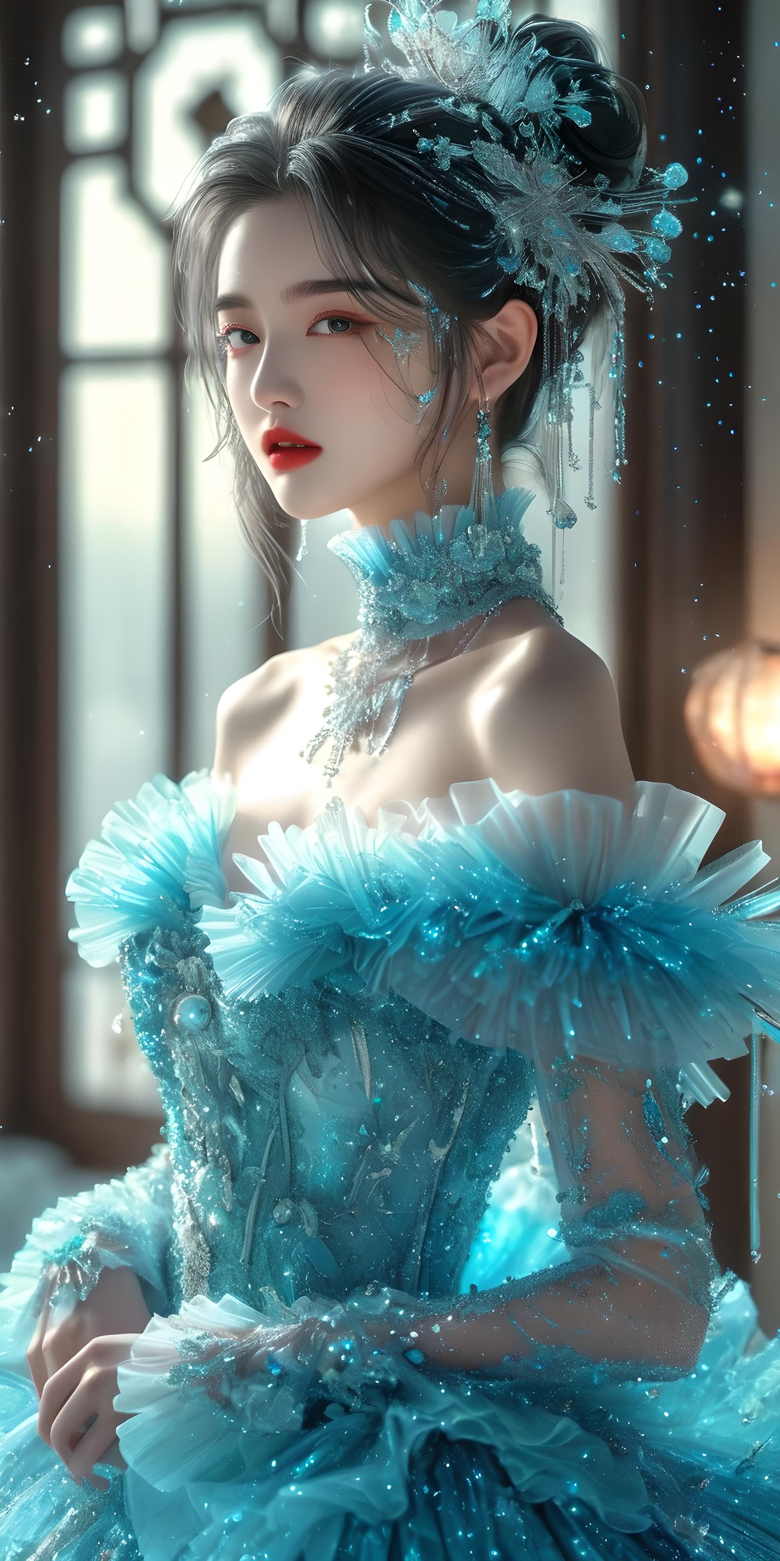 湖蓝