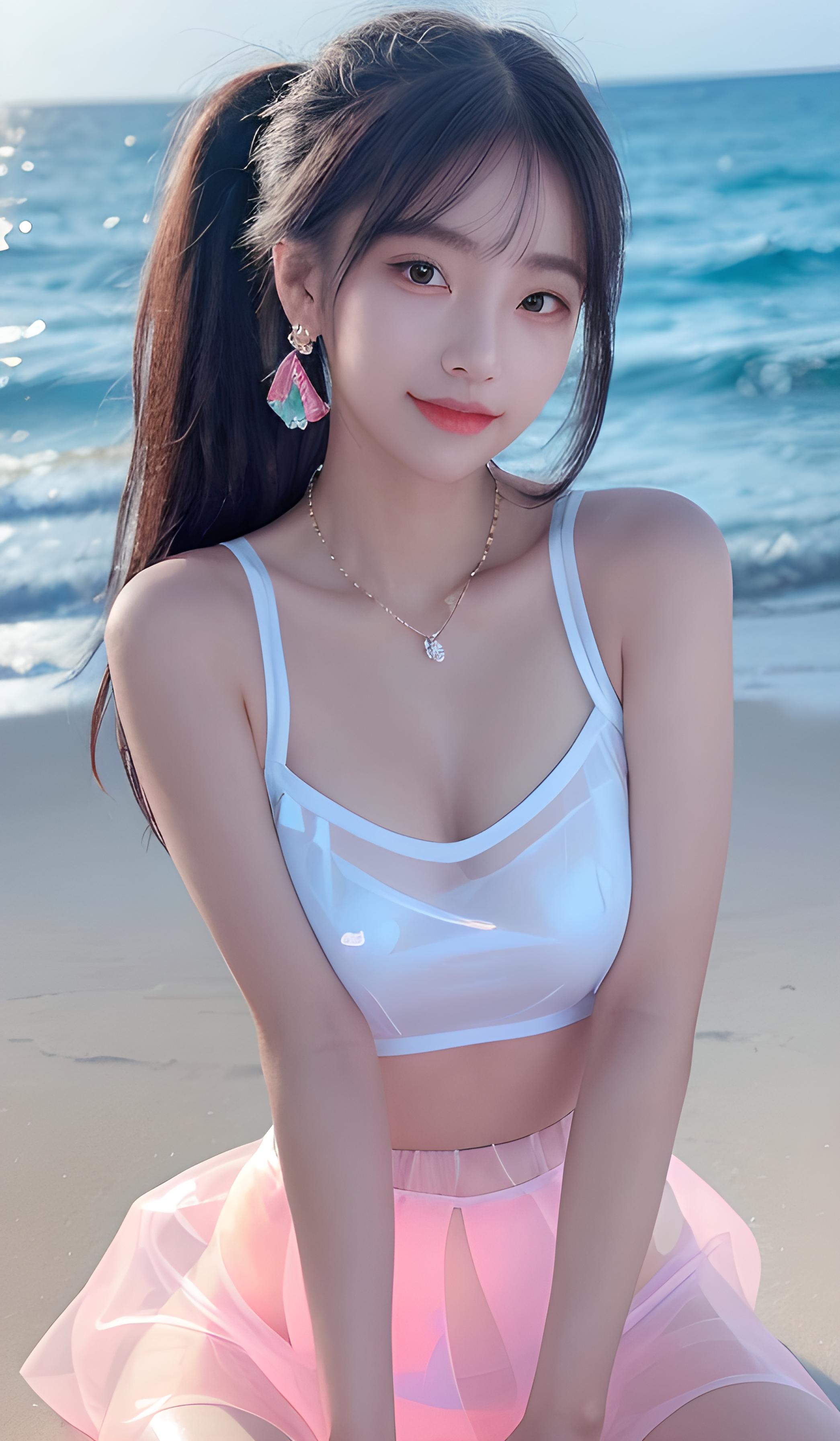 海边少女