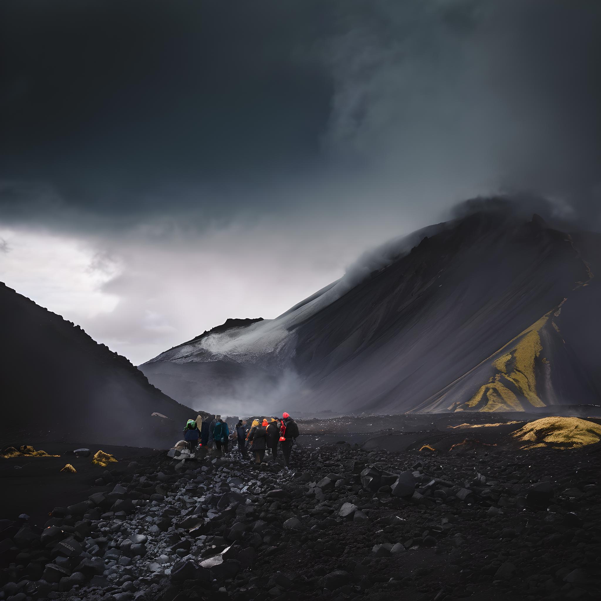 冰岛火山