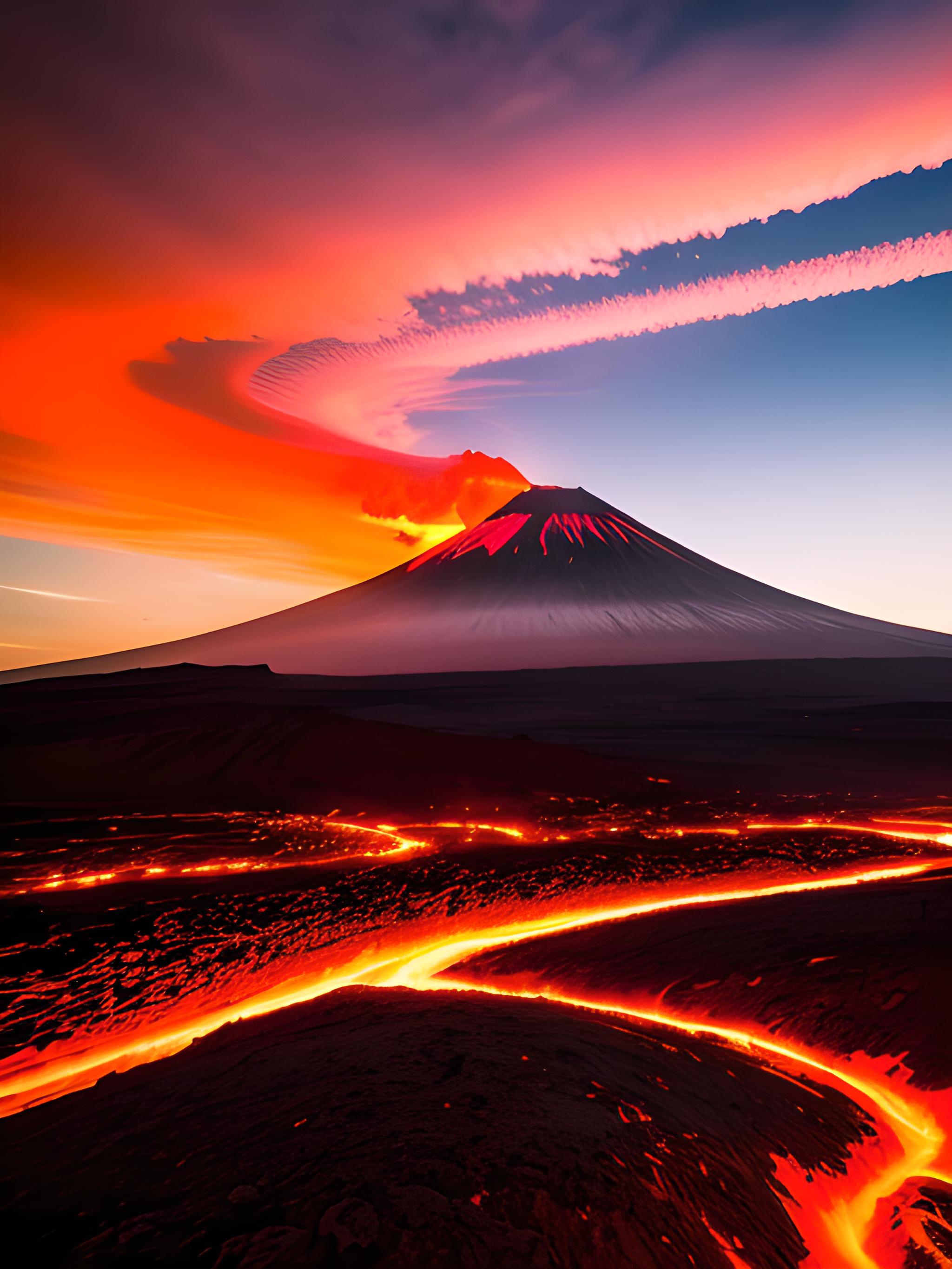 火山爆发