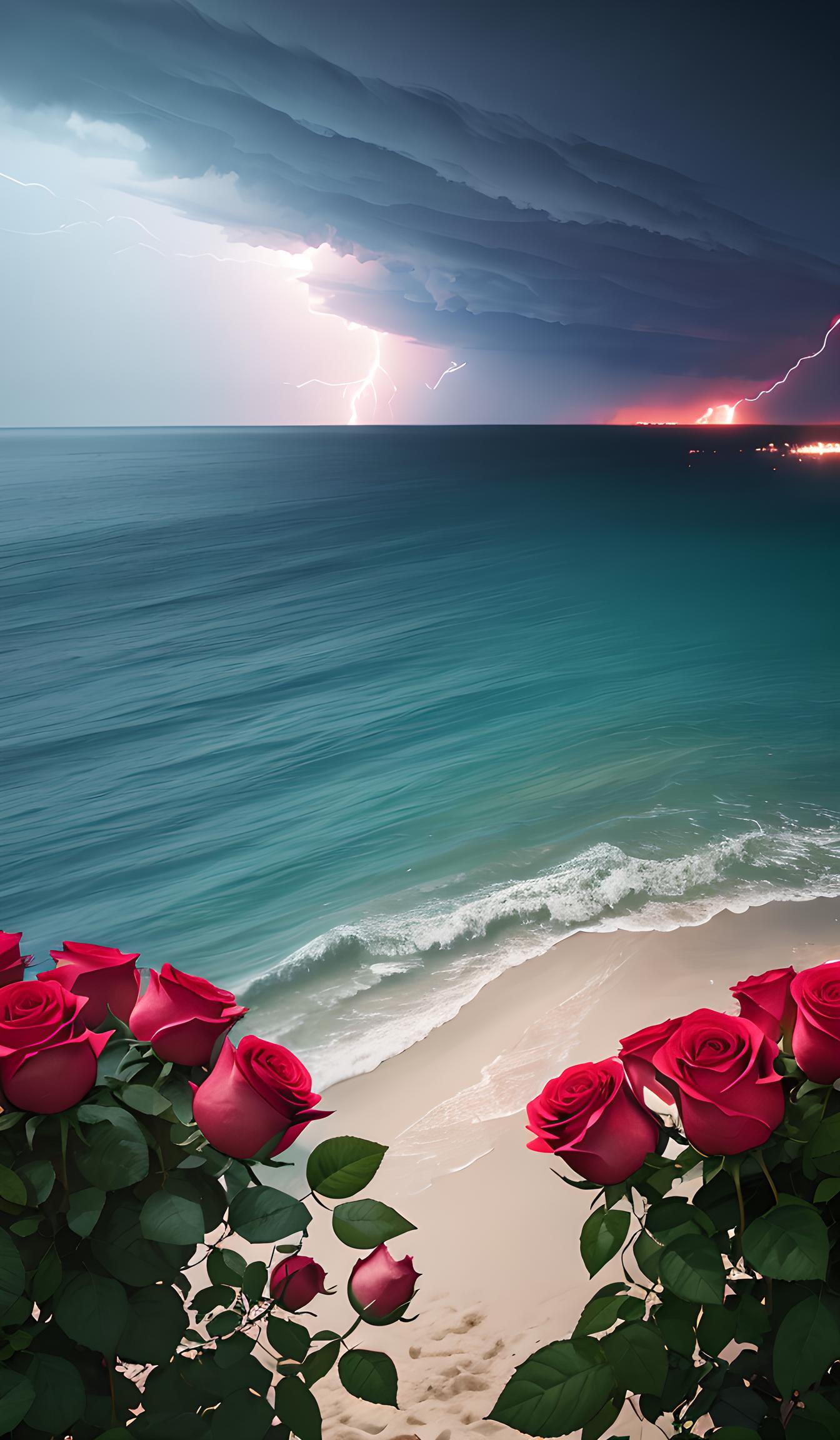 海边玫瑰