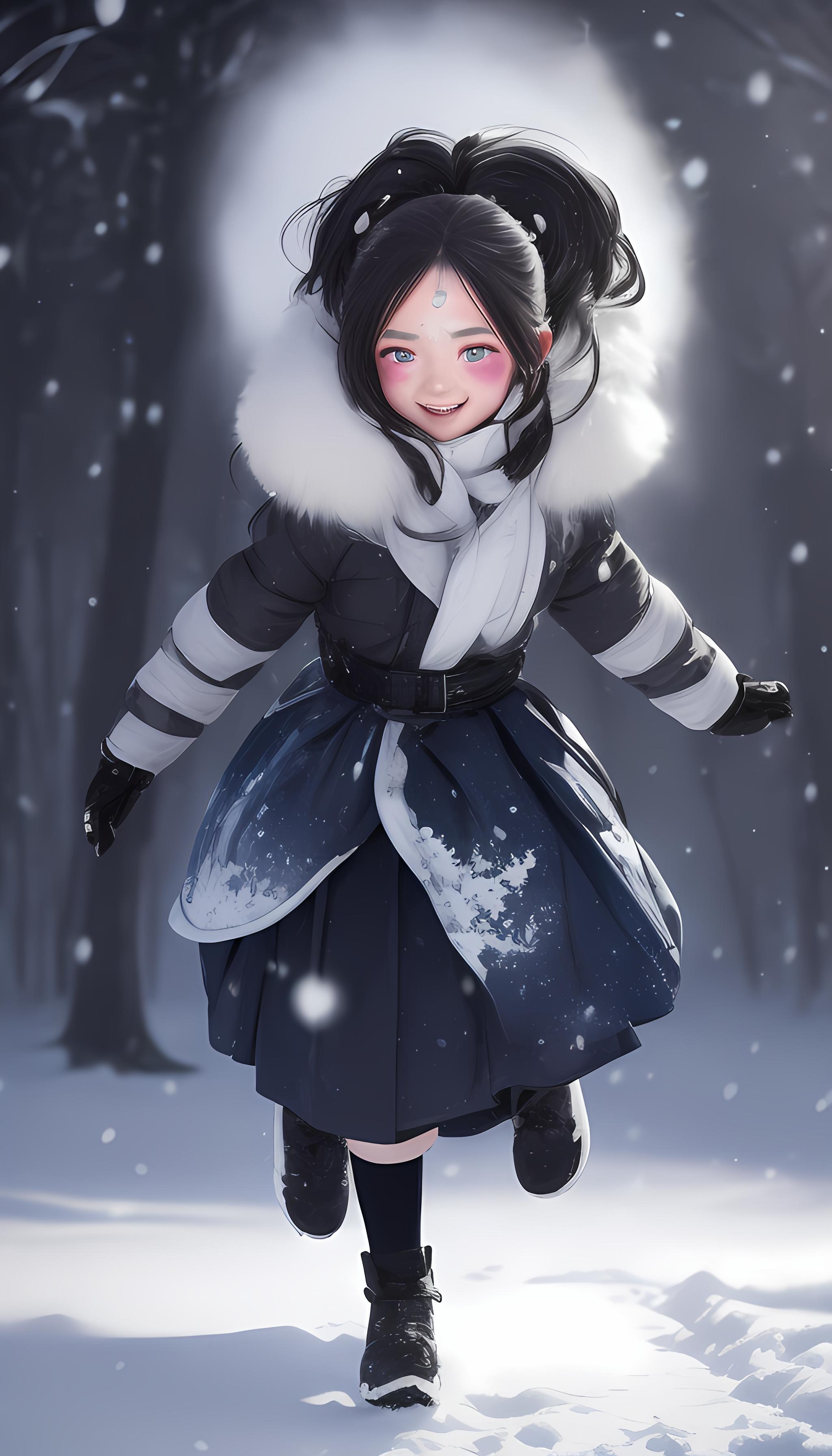 雪隐少女