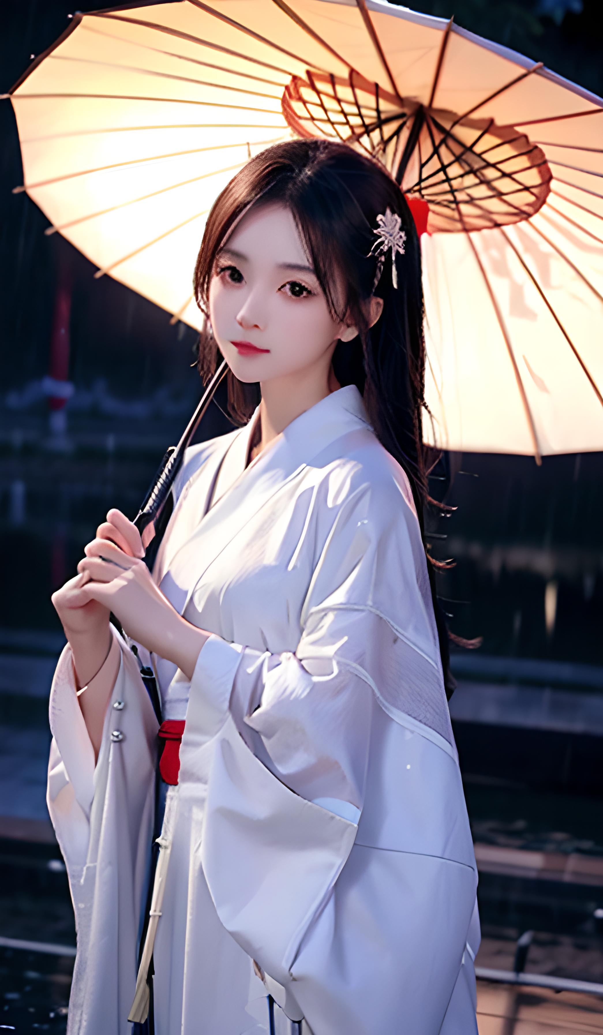 日系少女，壁纸