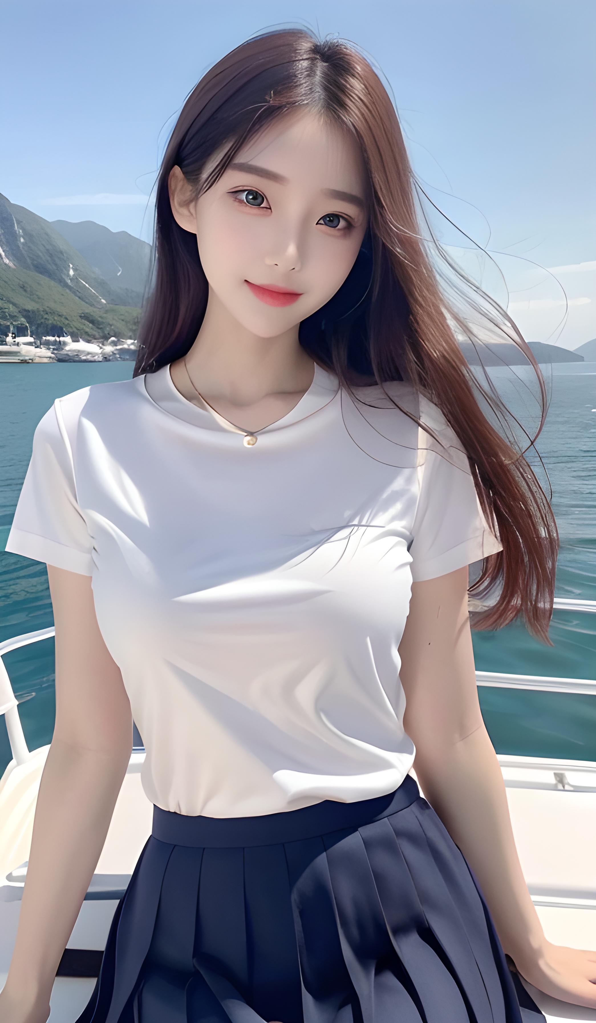 海边美女