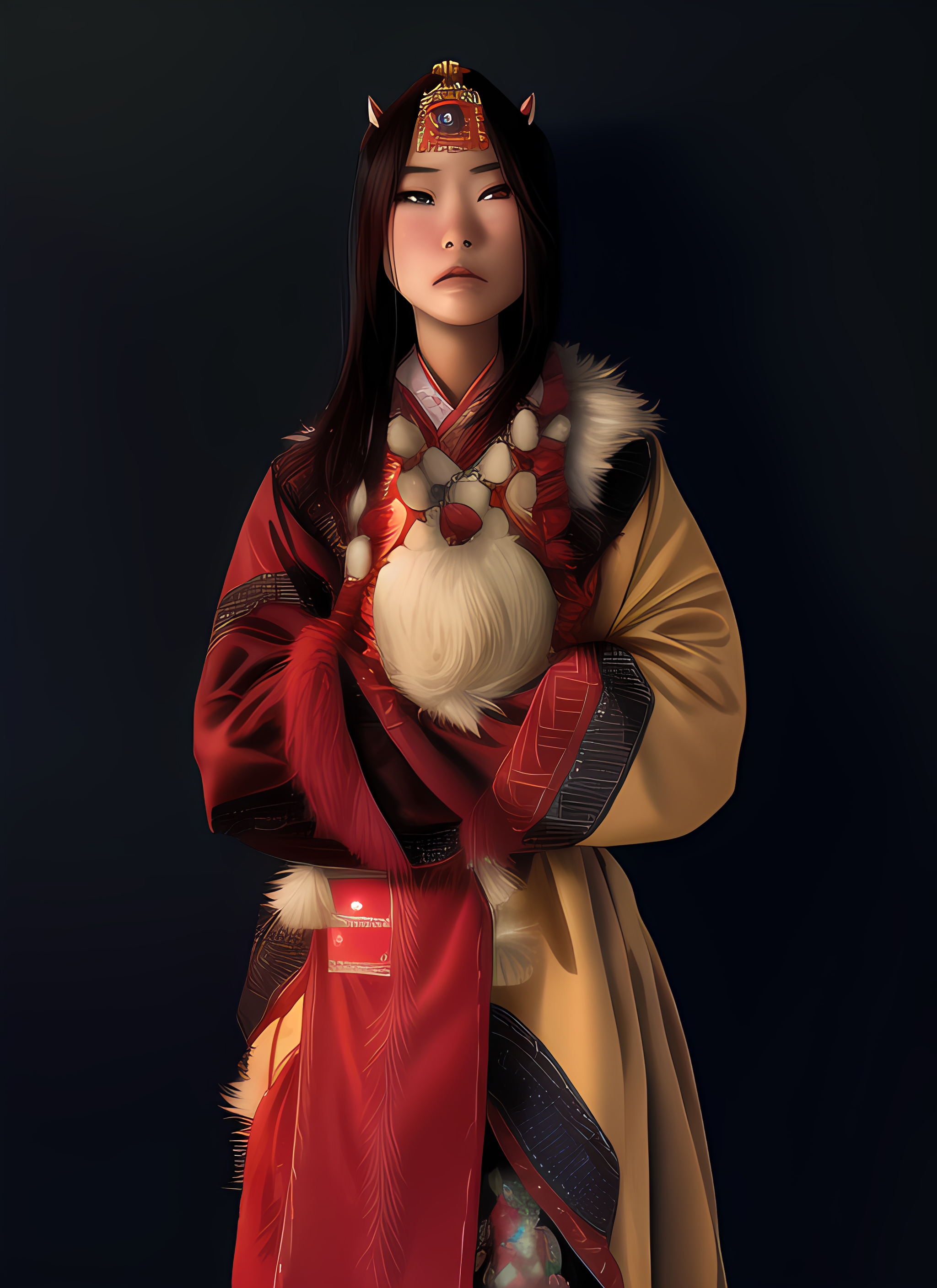 蒙古族女孩