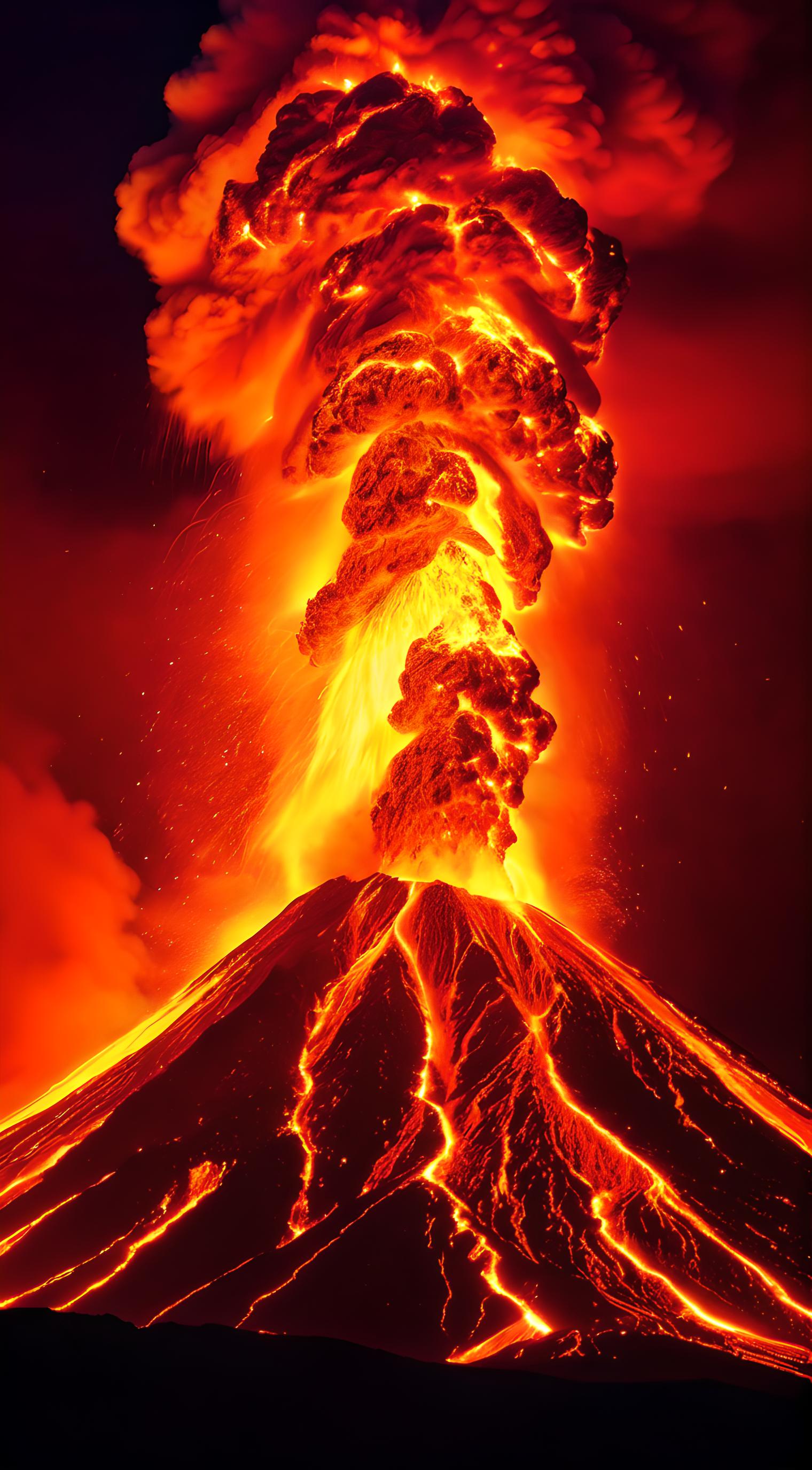 火山爆发