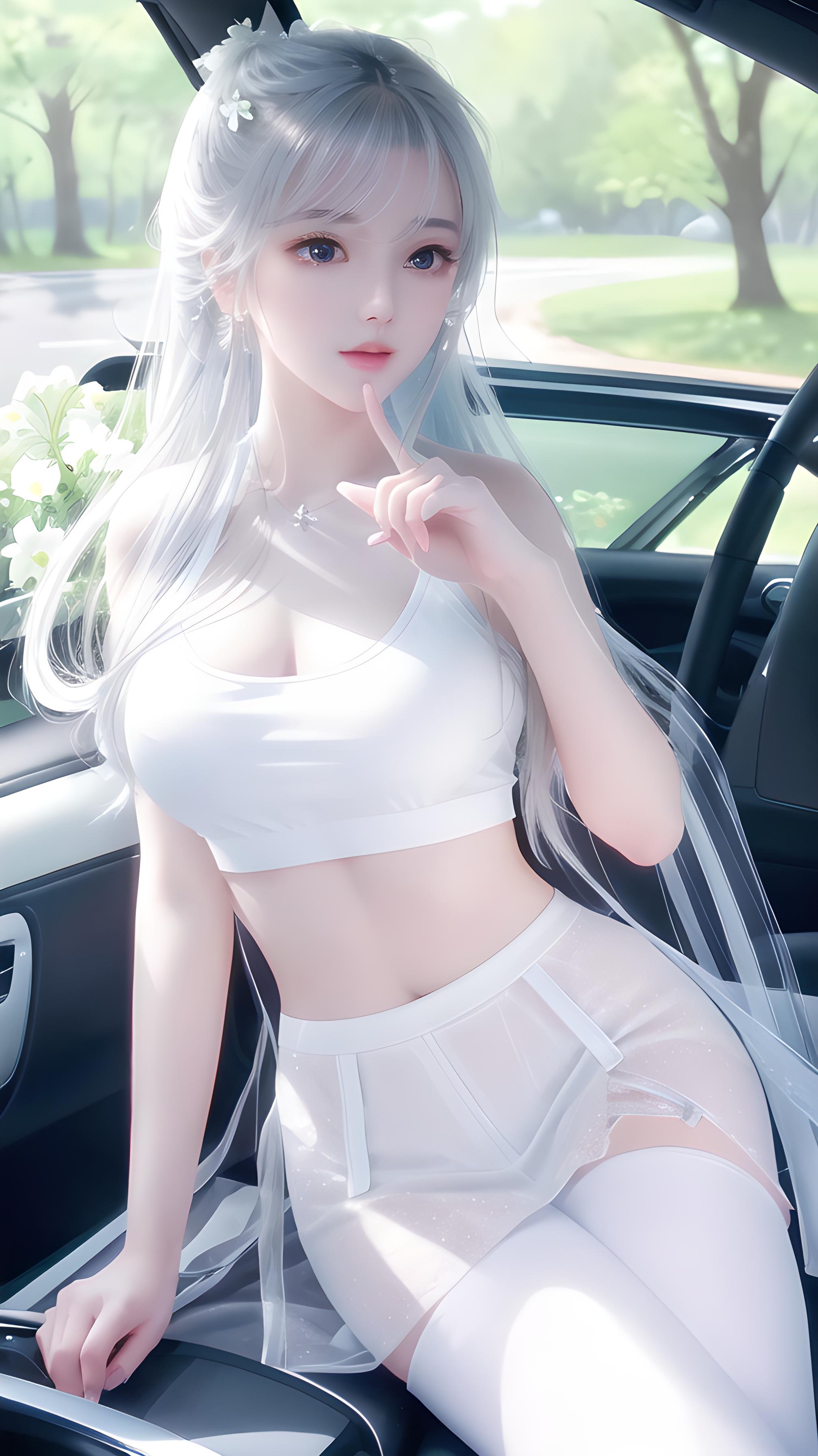 白丝少女