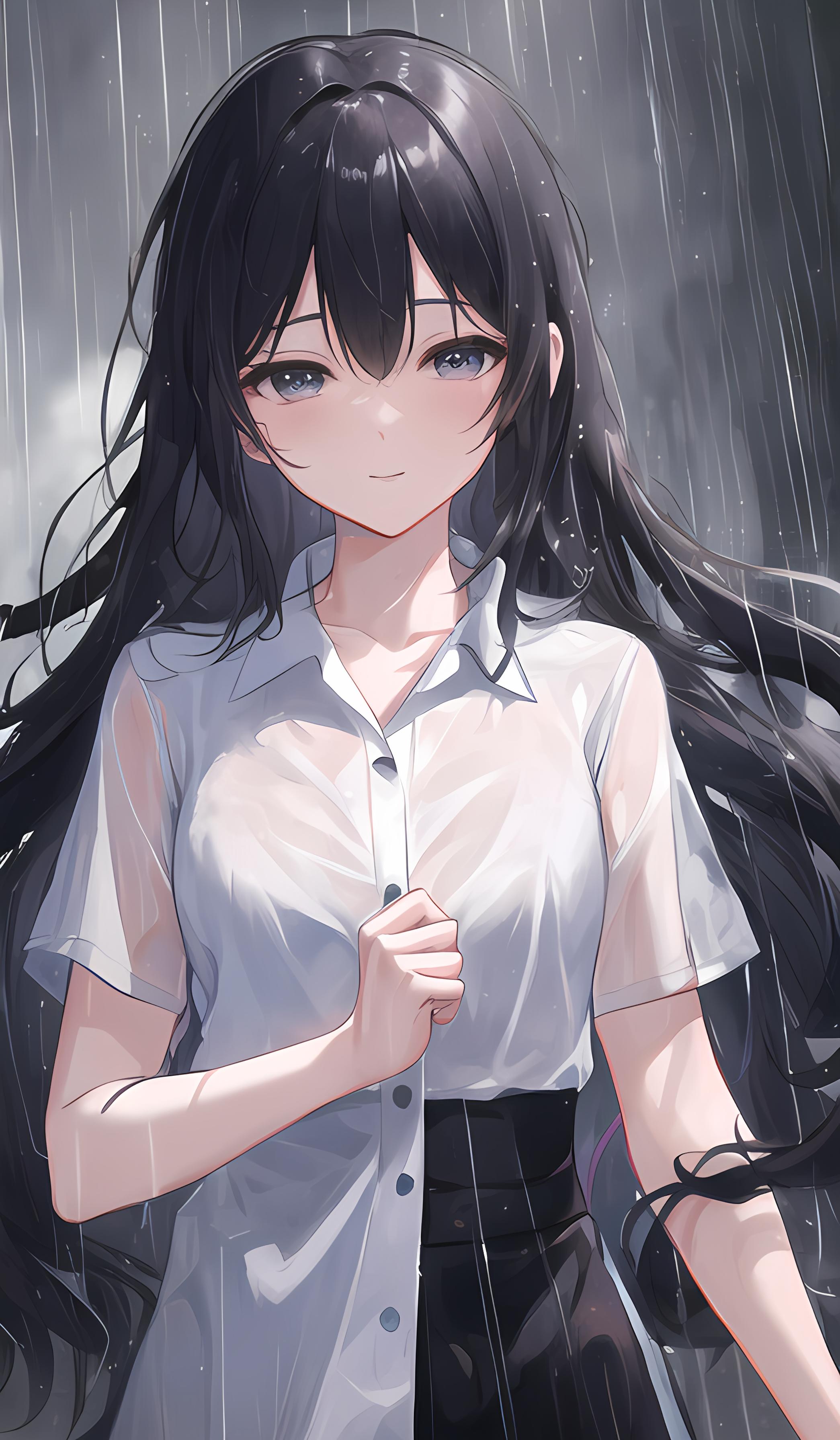 雨中漫步