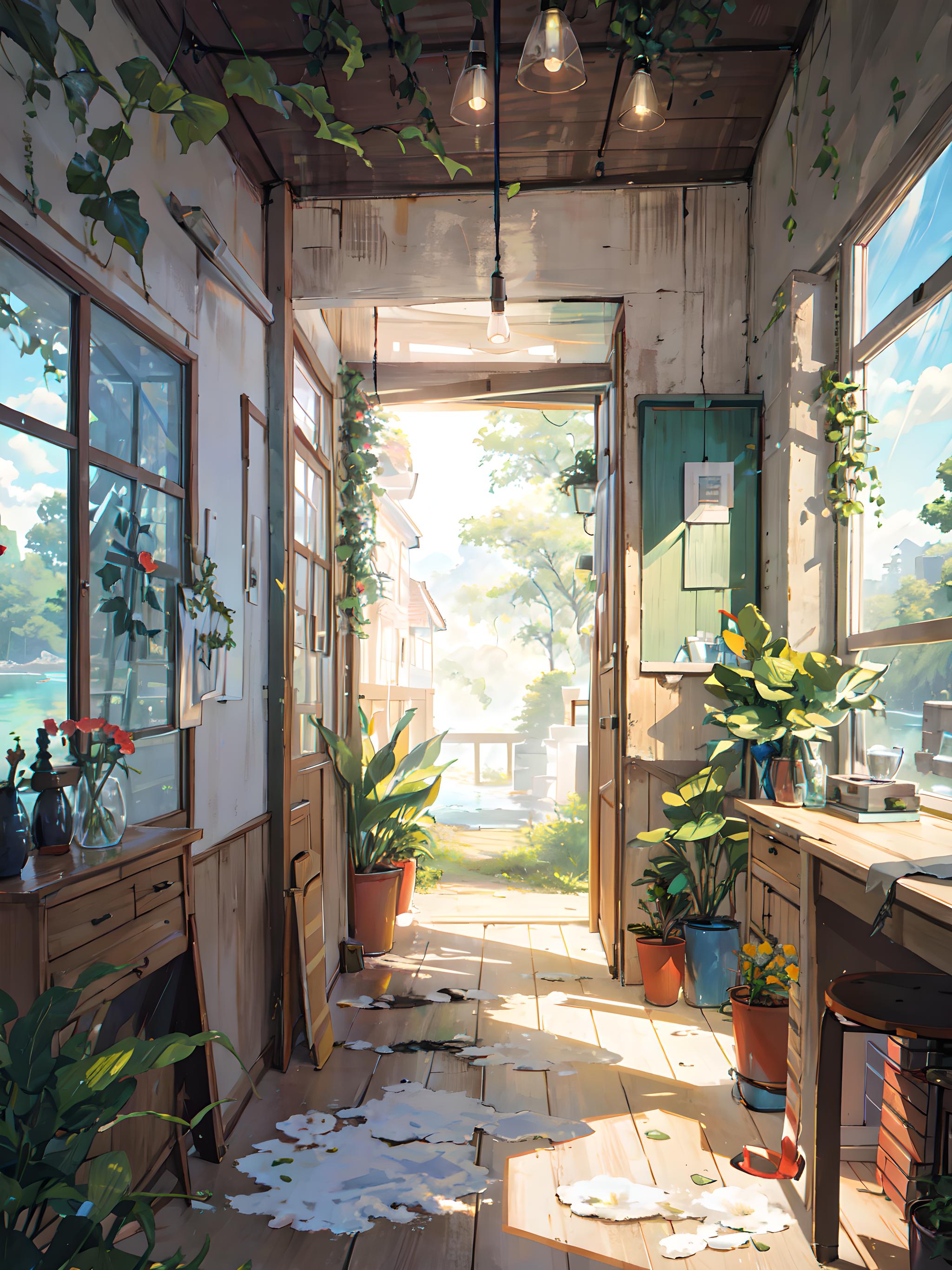 湖边小屋