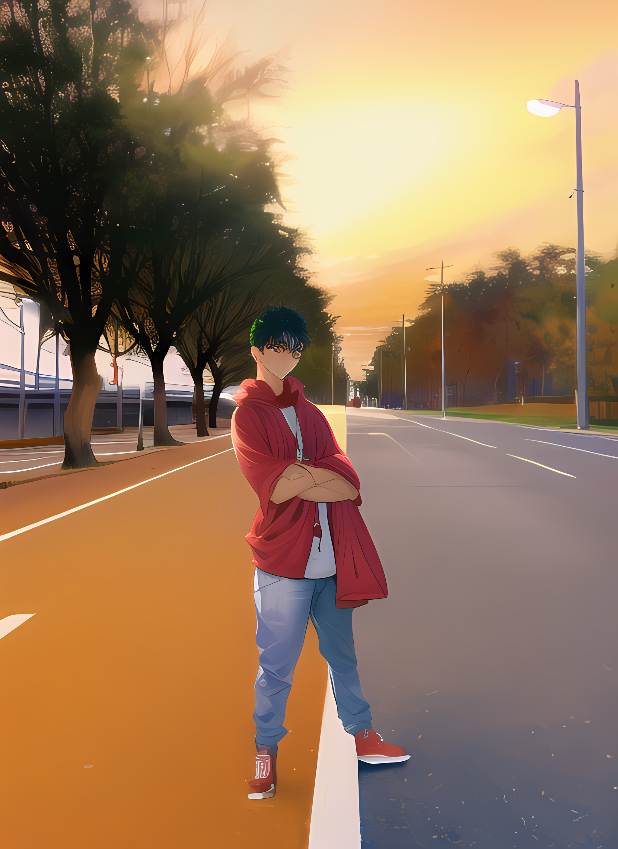 帅气男孩